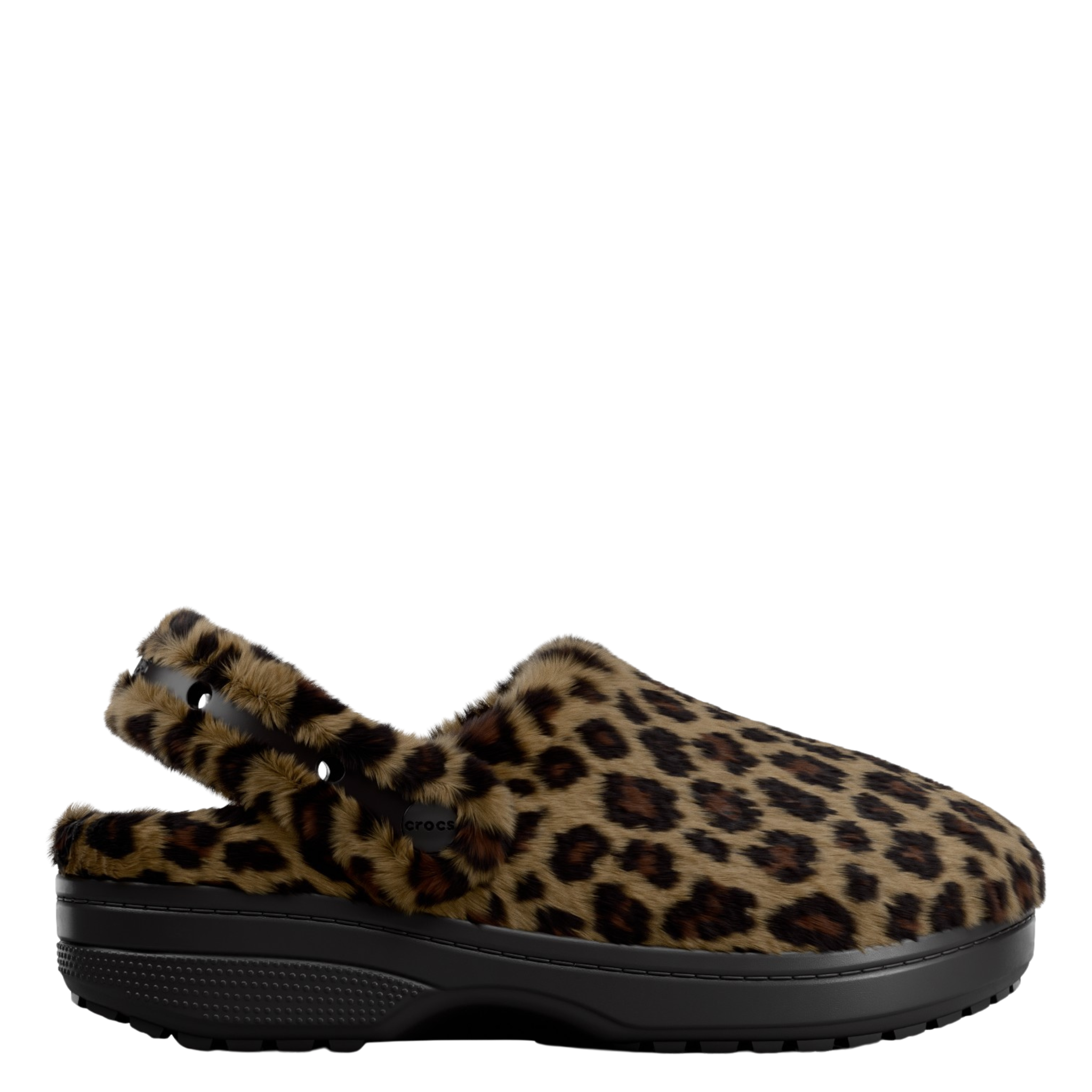 Womens Crocs Sepia/Leopard Unfurgettable Animal Clogs
