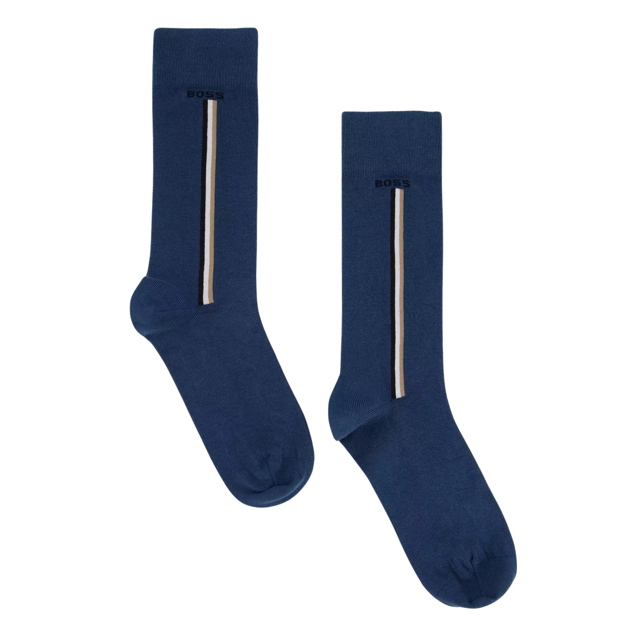 Mens BOSS Blue Assorted 2PK RS Iconic Socks