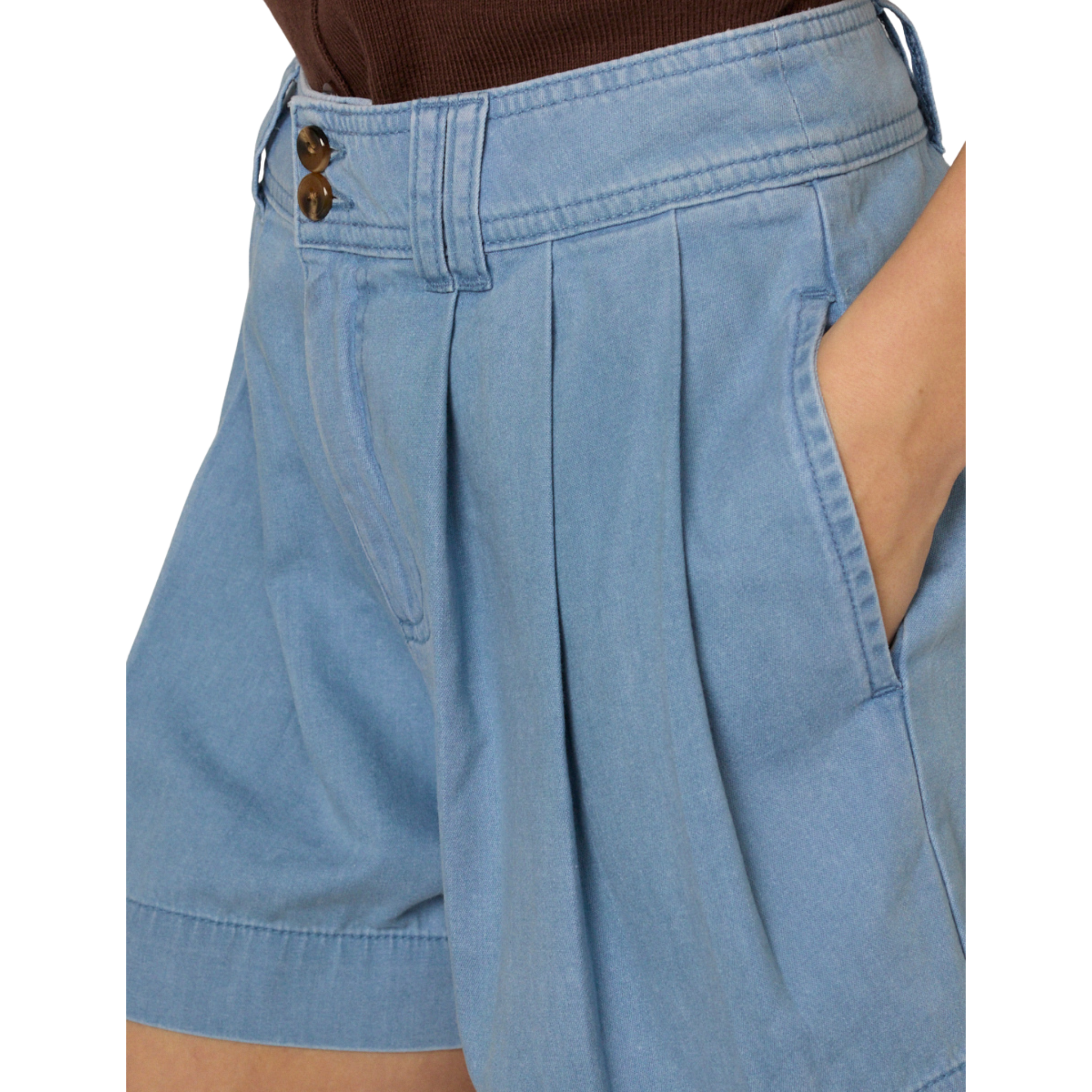 Womens Nobody's Child Blue Albie Denim Shorts