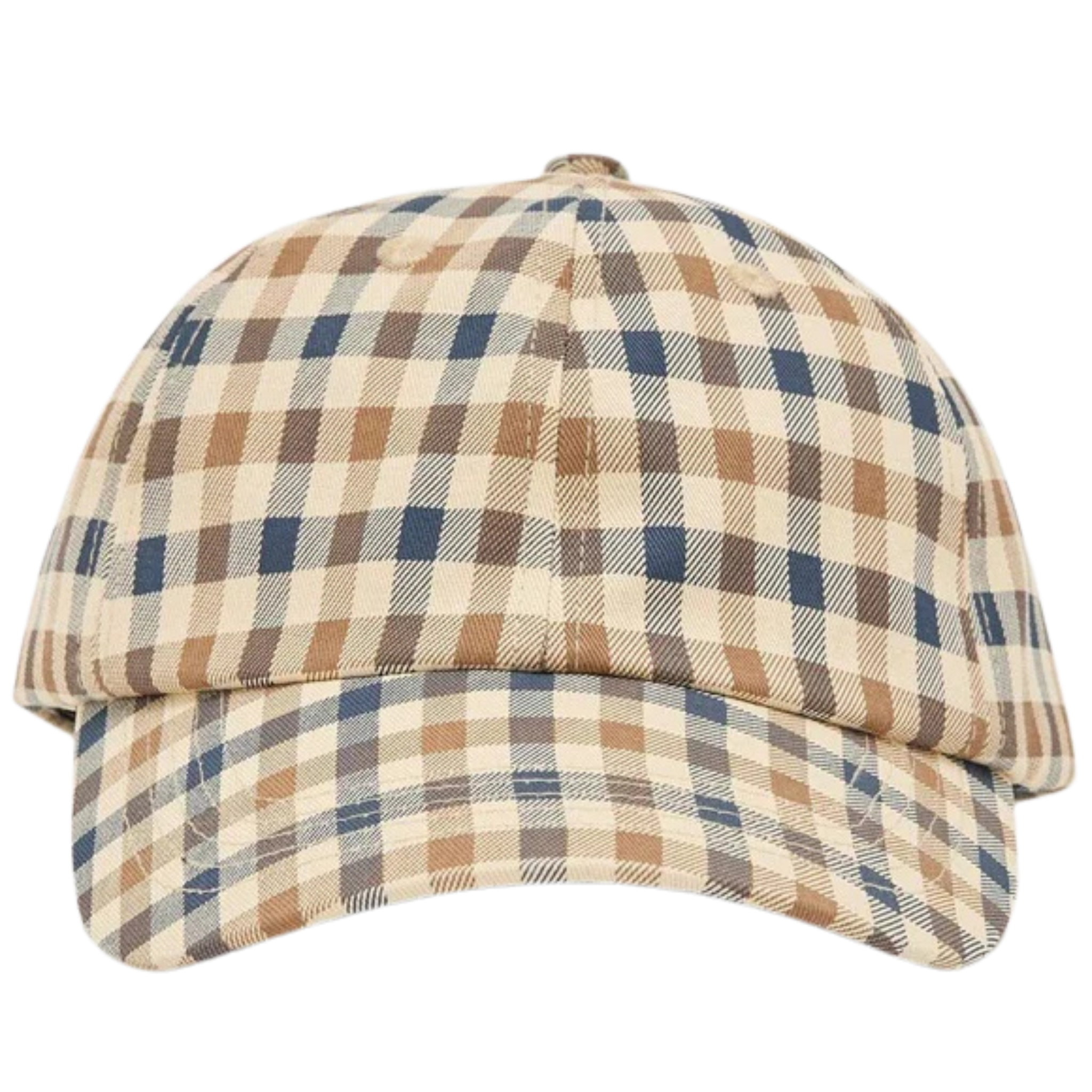 Mens Aquascutum Cotton Club Check Cap