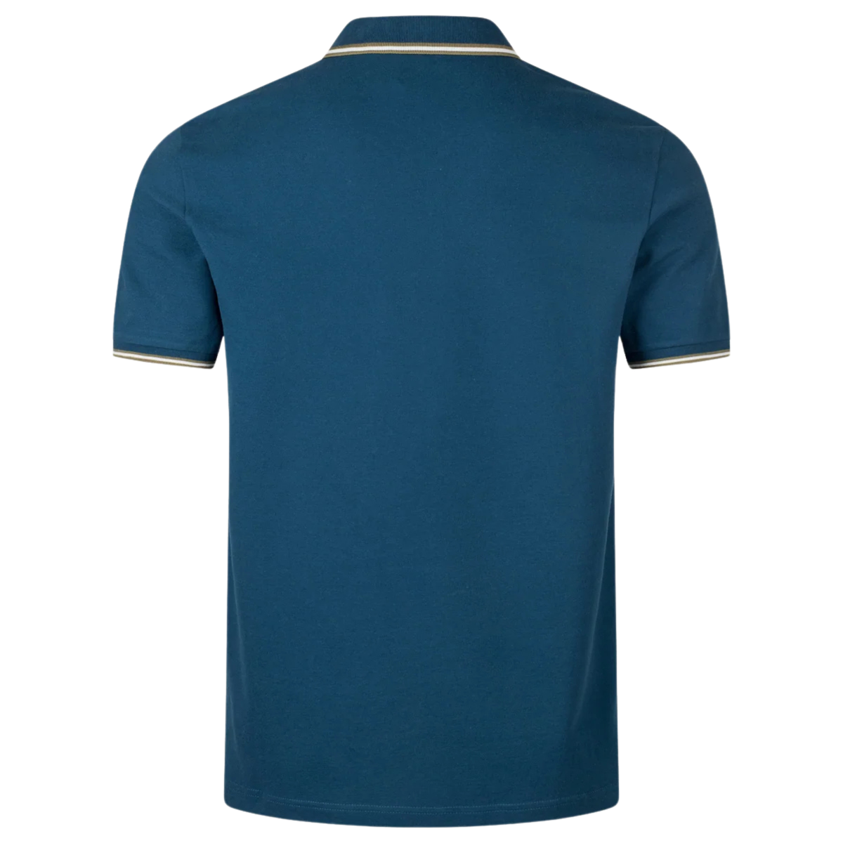 Mens Paul Smith Blue Tipped Placket S/s Polo Shirt
