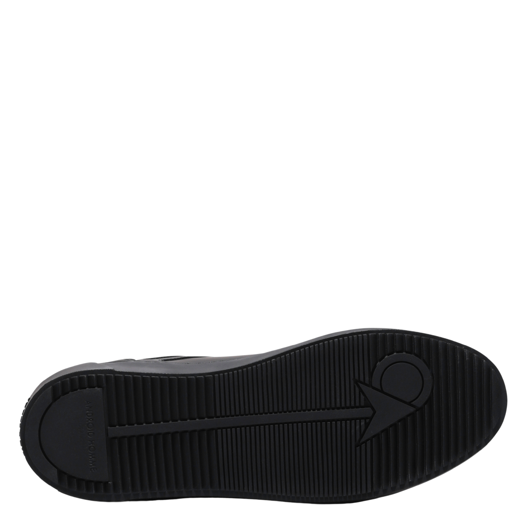Mens Android Homme Black Venice Rubberised Trainers