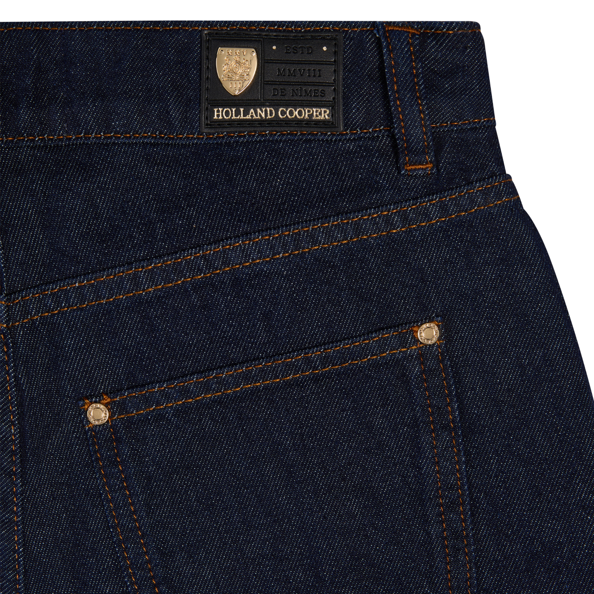 Womens Holland Cooper Clean Indigo Lily Wide Leg Jeans