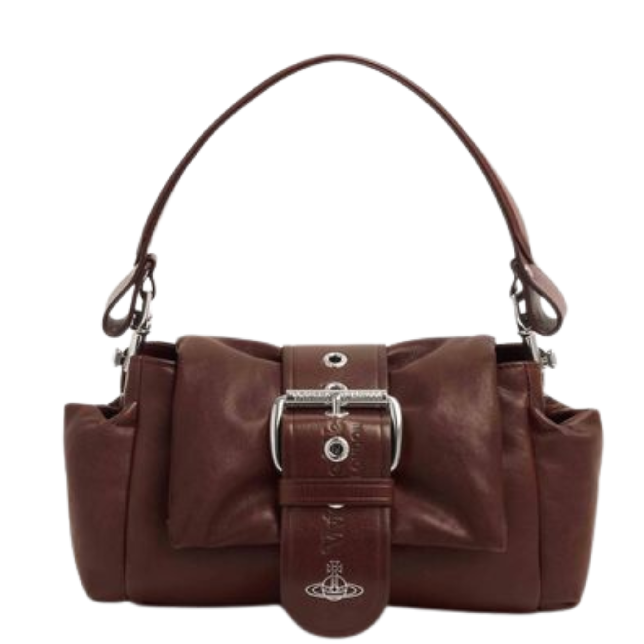 Womens Vivienne Westwood Chestnut Hazel Treasure Shoulder Bag