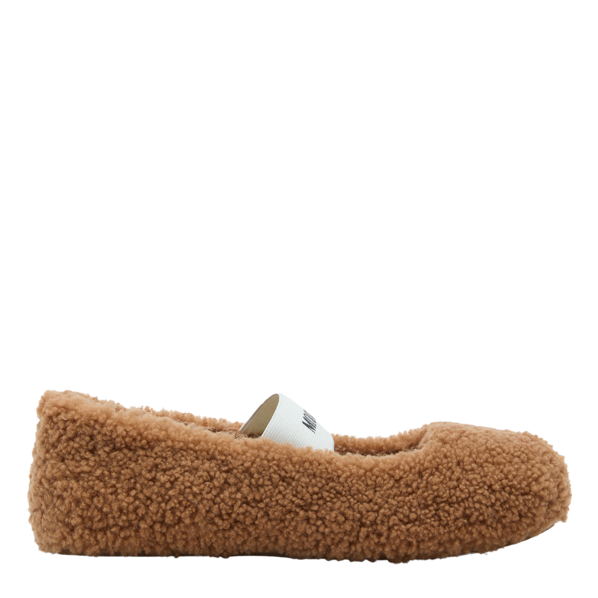 Womens Moon Boot Cognac Shearling Ballerina Shoes