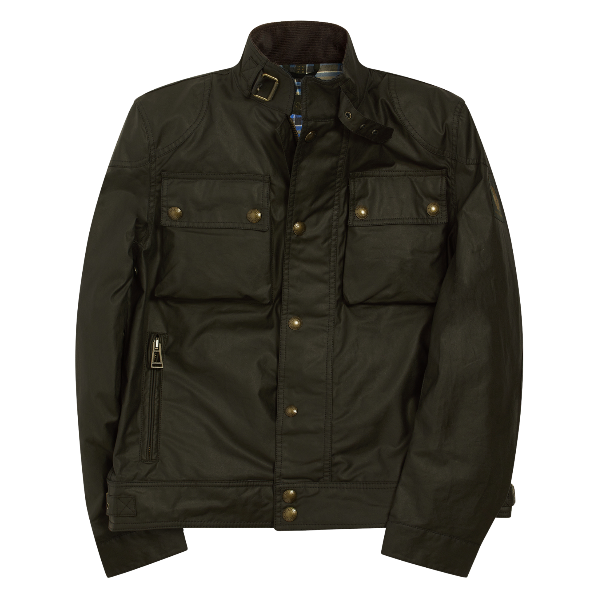 Mens Belstaff Faded Olive Racemaster 6oz Waxed Jacket