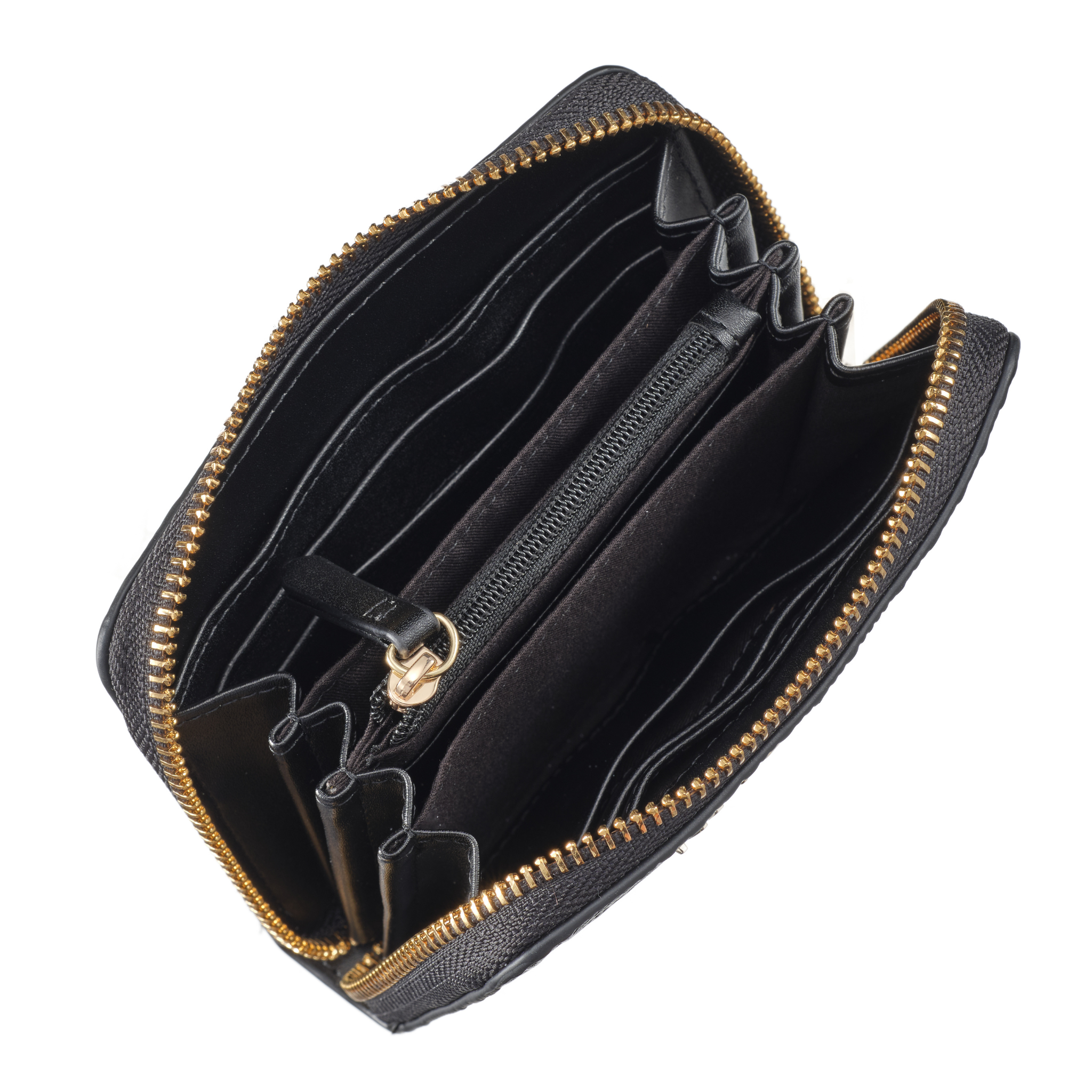 Womens Valentino Black Gynevra RE Small ZA Purse