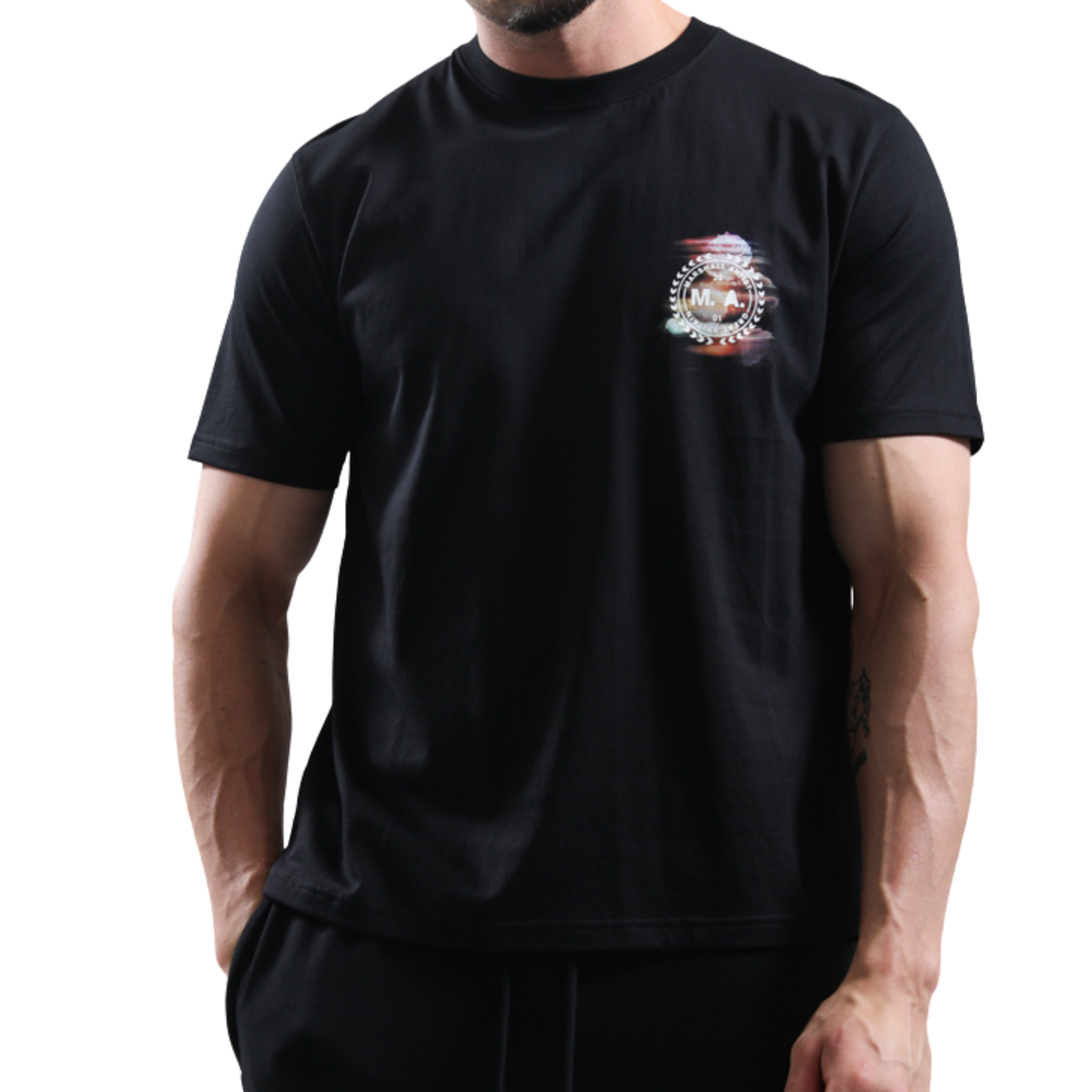 Mens Marshall Artist Black Future Proof S/s T Shirt