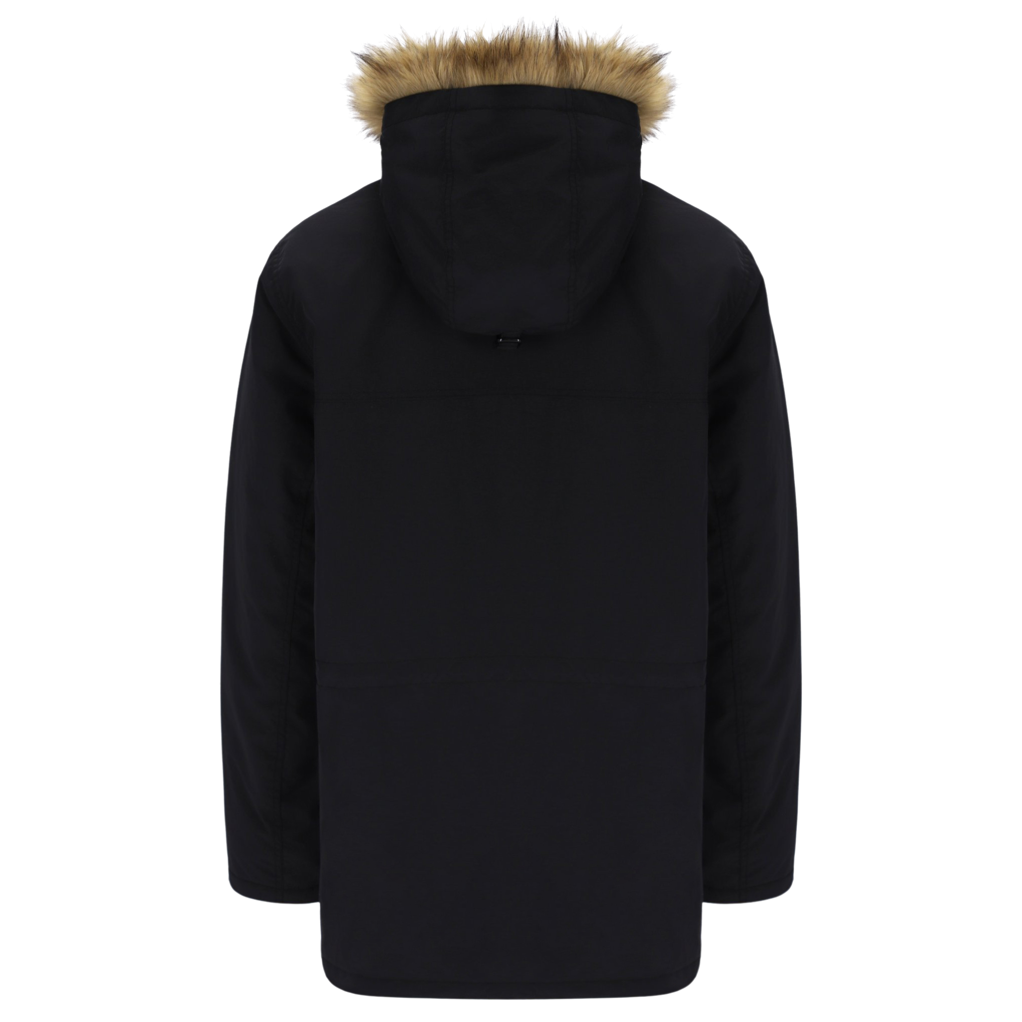 Mens Sergio Tacchini Black Budge Parka Coat