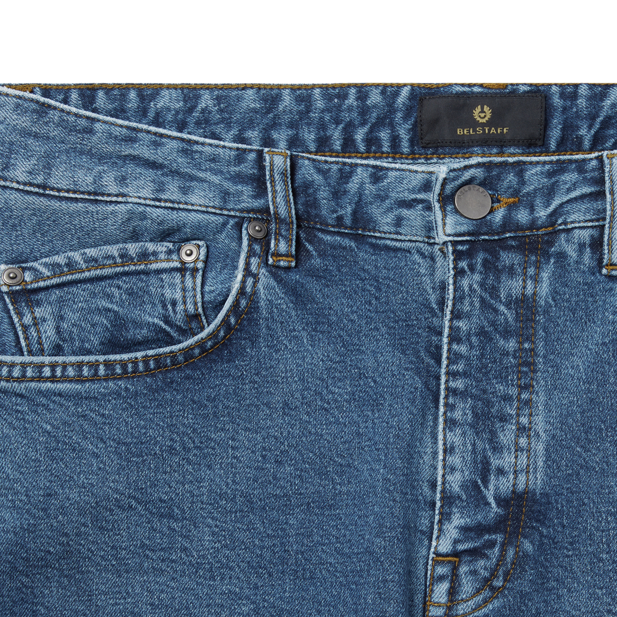 Mens Belstaff Indigo B69 Regular Fit Jeans