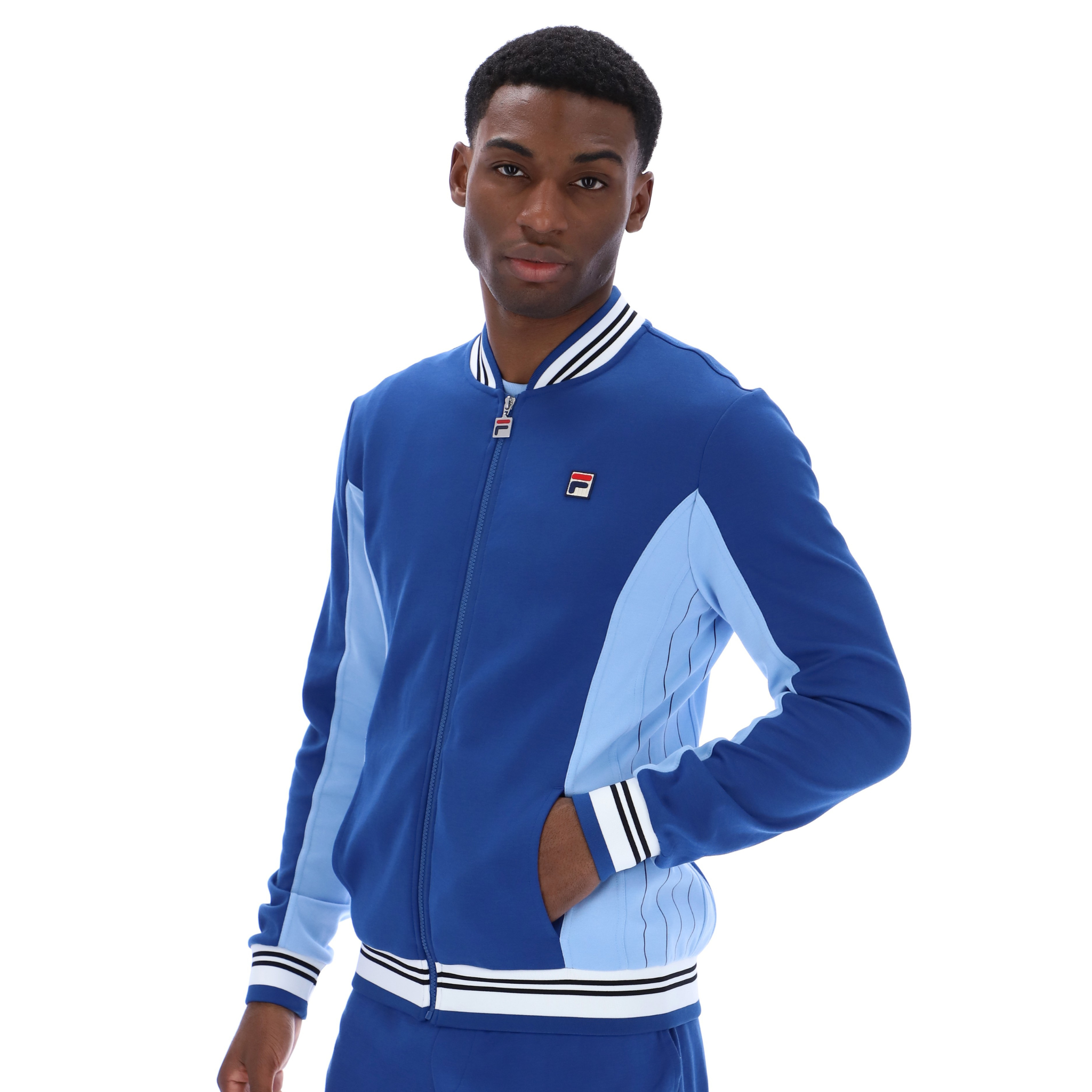 Mens Fila Limoges/Frozen Fjord Settanta Track Jacket