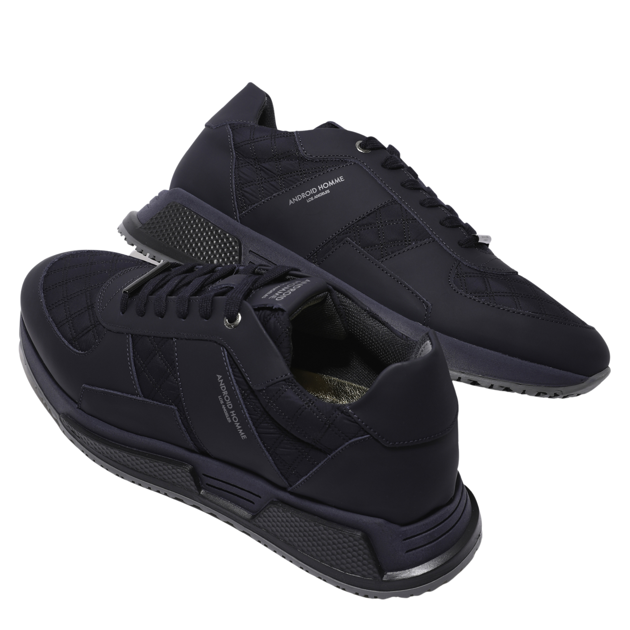Mens Android Homme Ink/Gunmetal Matador Rubber Stitch Trainers