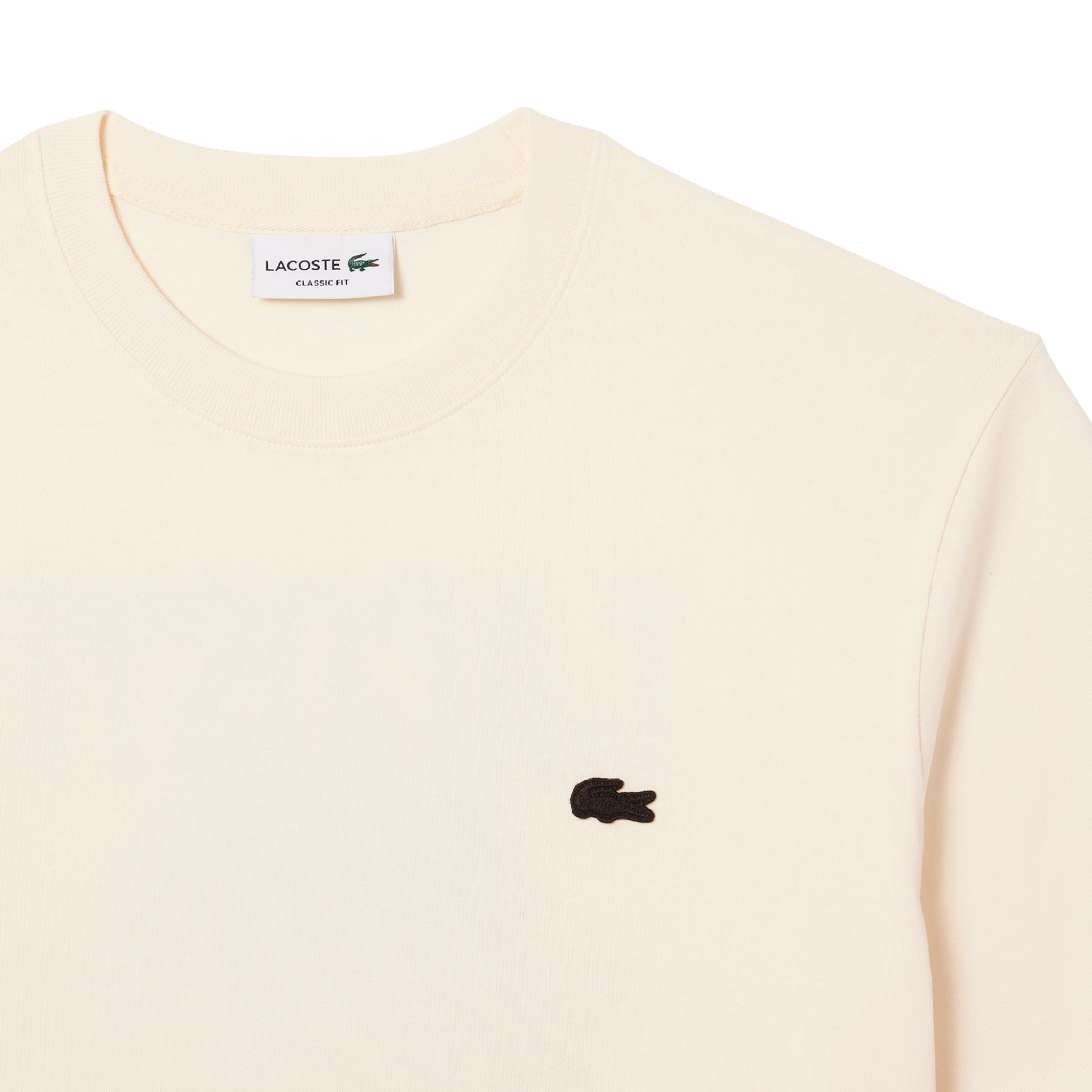 Mens Lacoste Lemon Beige Back Print S/s T Shirt