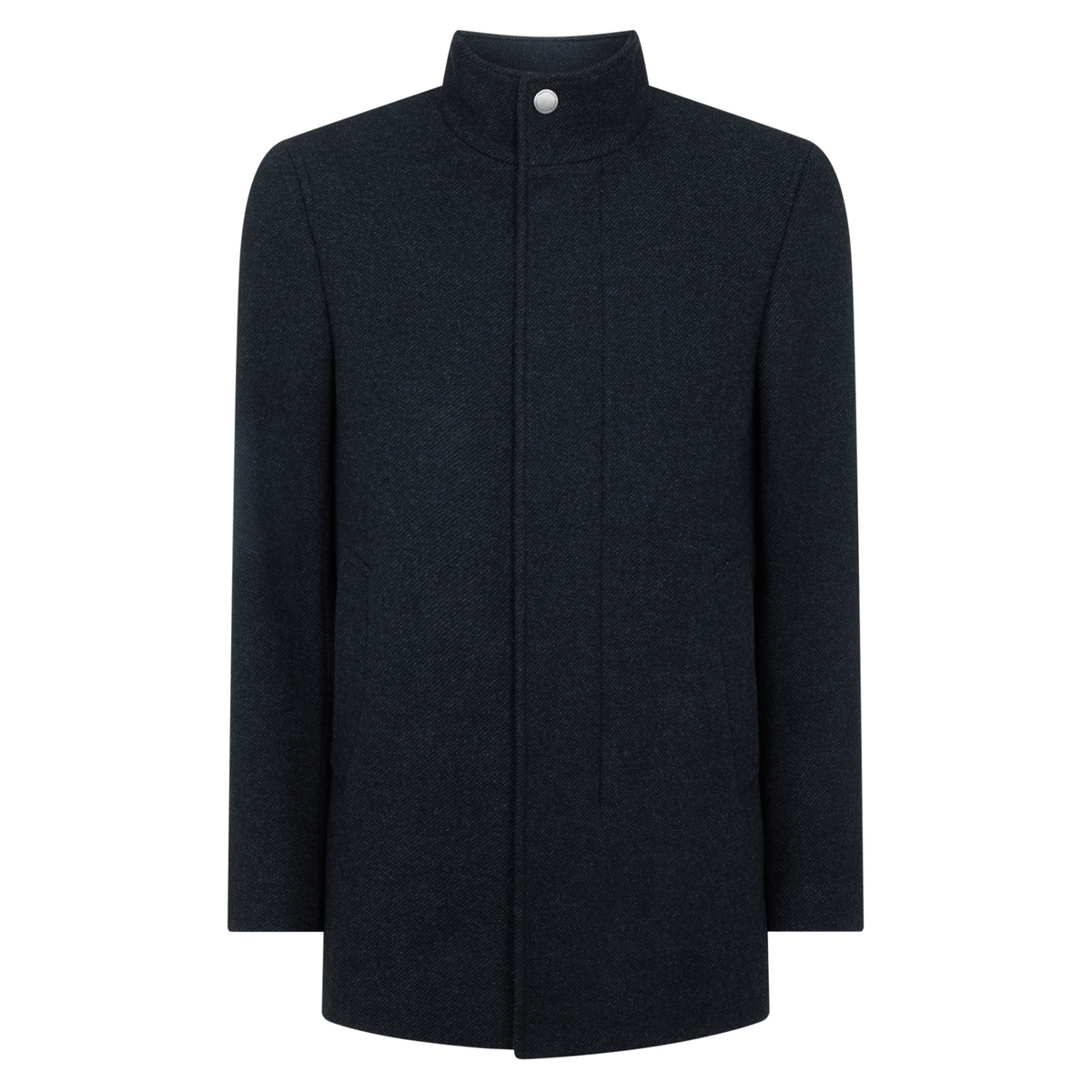Mens Remus Uomo Dark Blue Jacob Tailored Coat
