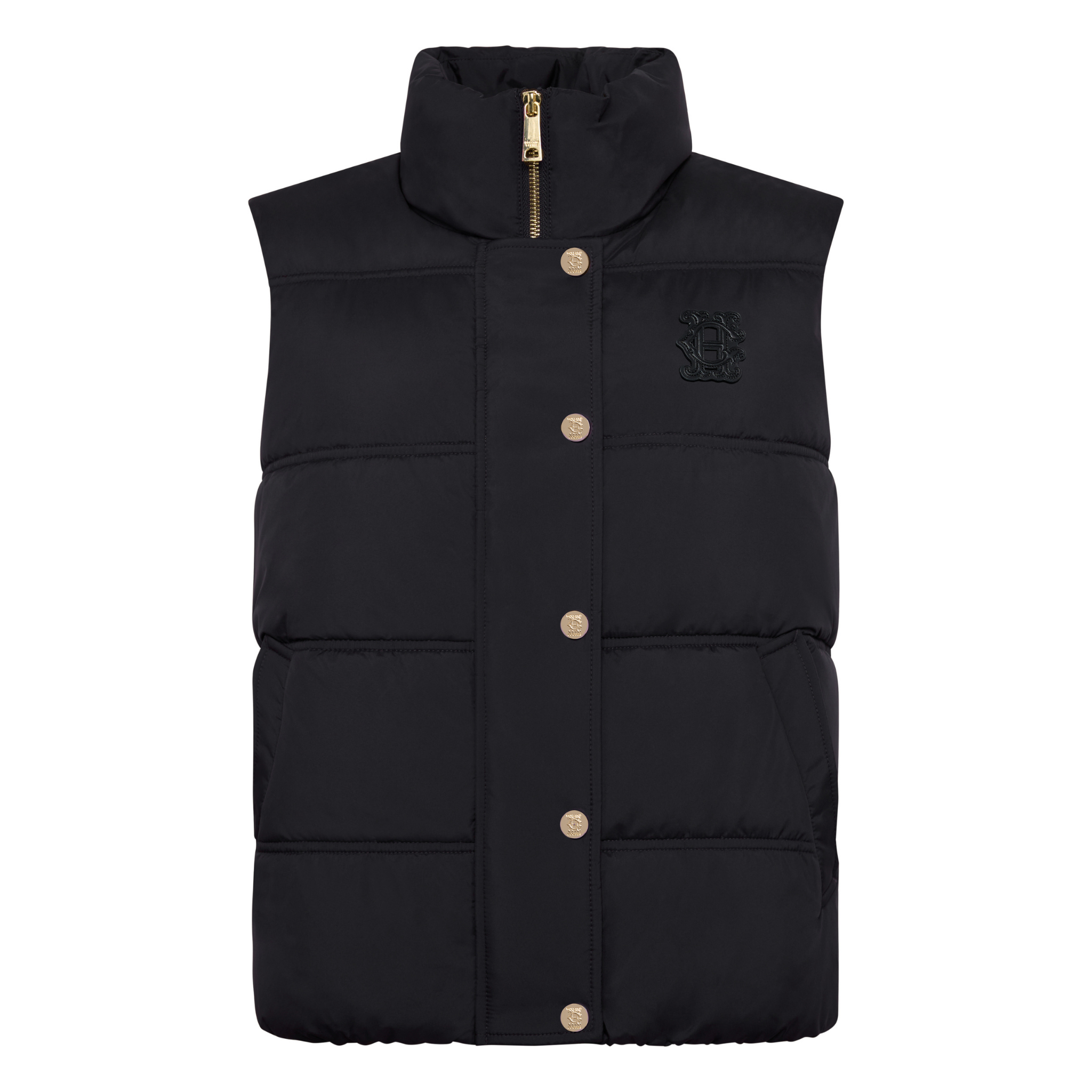 Womens Holland Cooper Black Milton Padded Gilet
