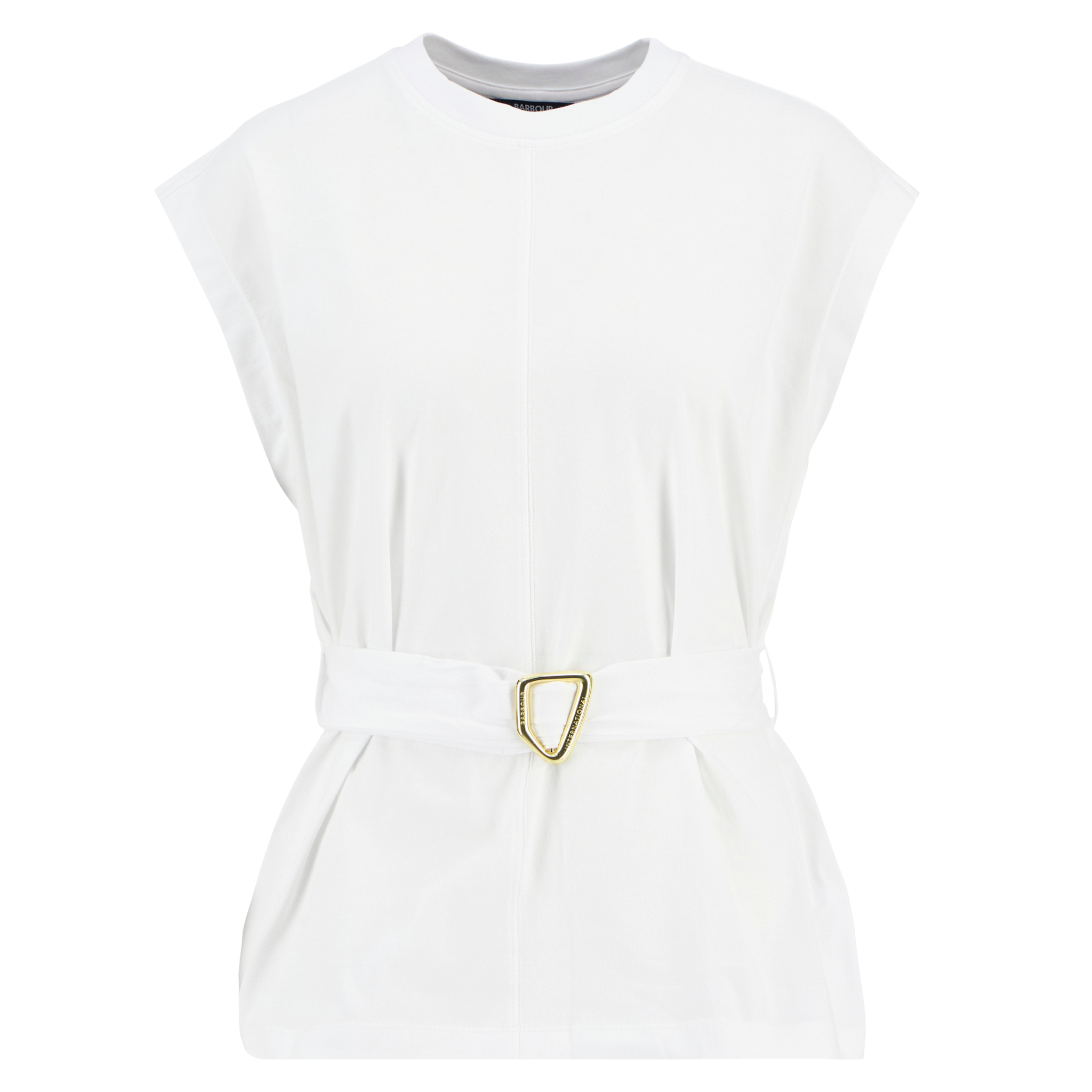 Womens Barbour International White Alexis Top