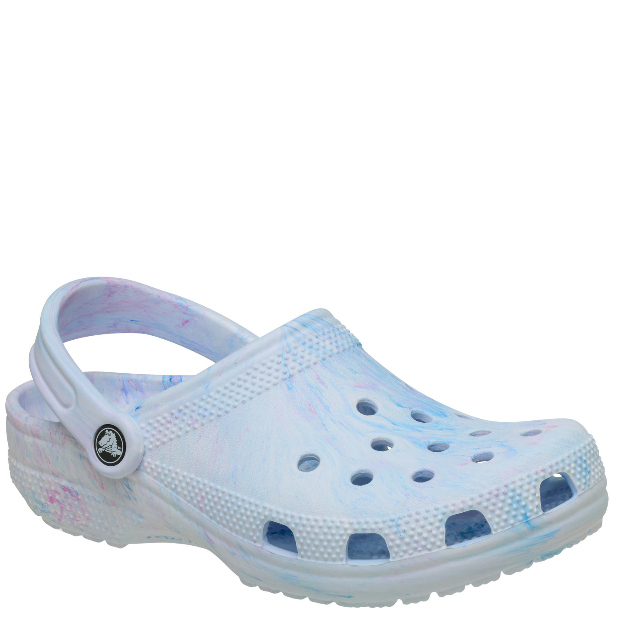 Womens Crocs Oxygen Swirl Watercolour Marbled Clogs