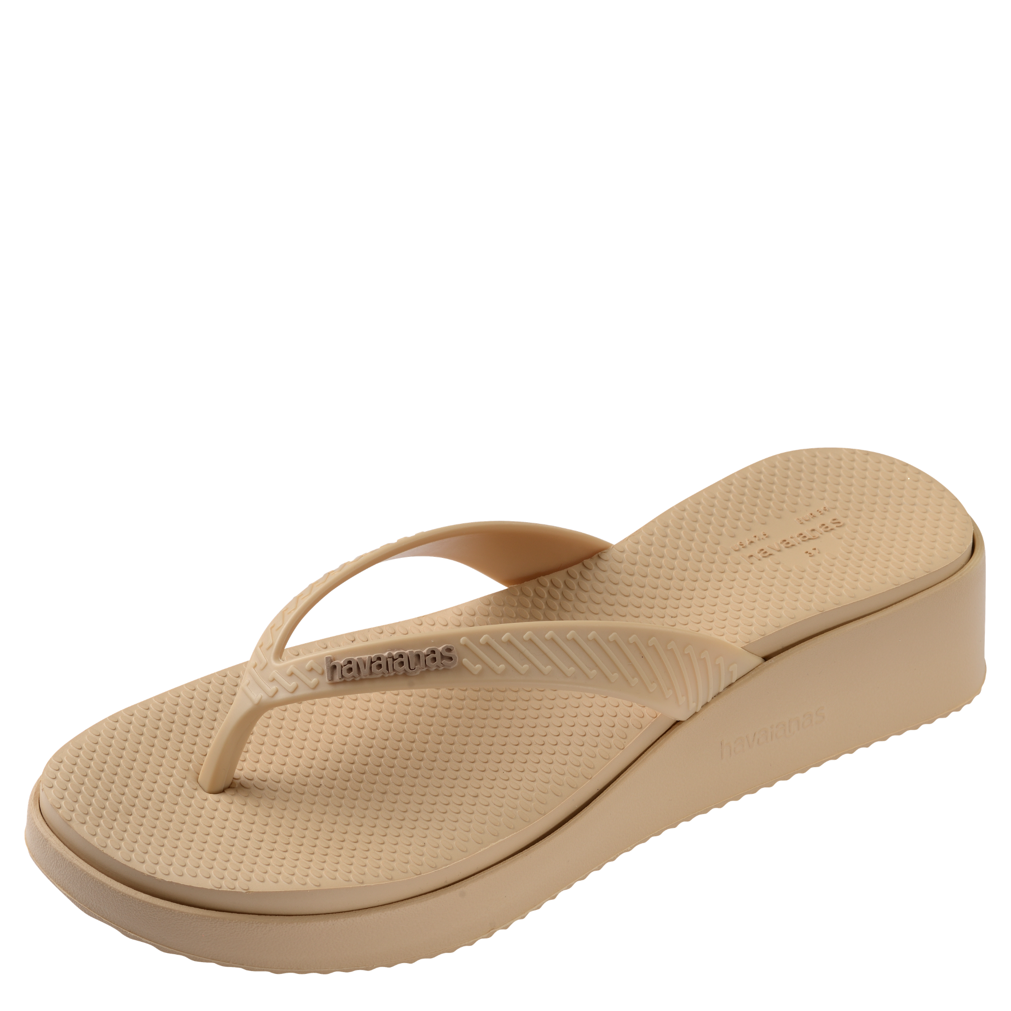 Womens Havaianas Golden High Platform Flip Flops
