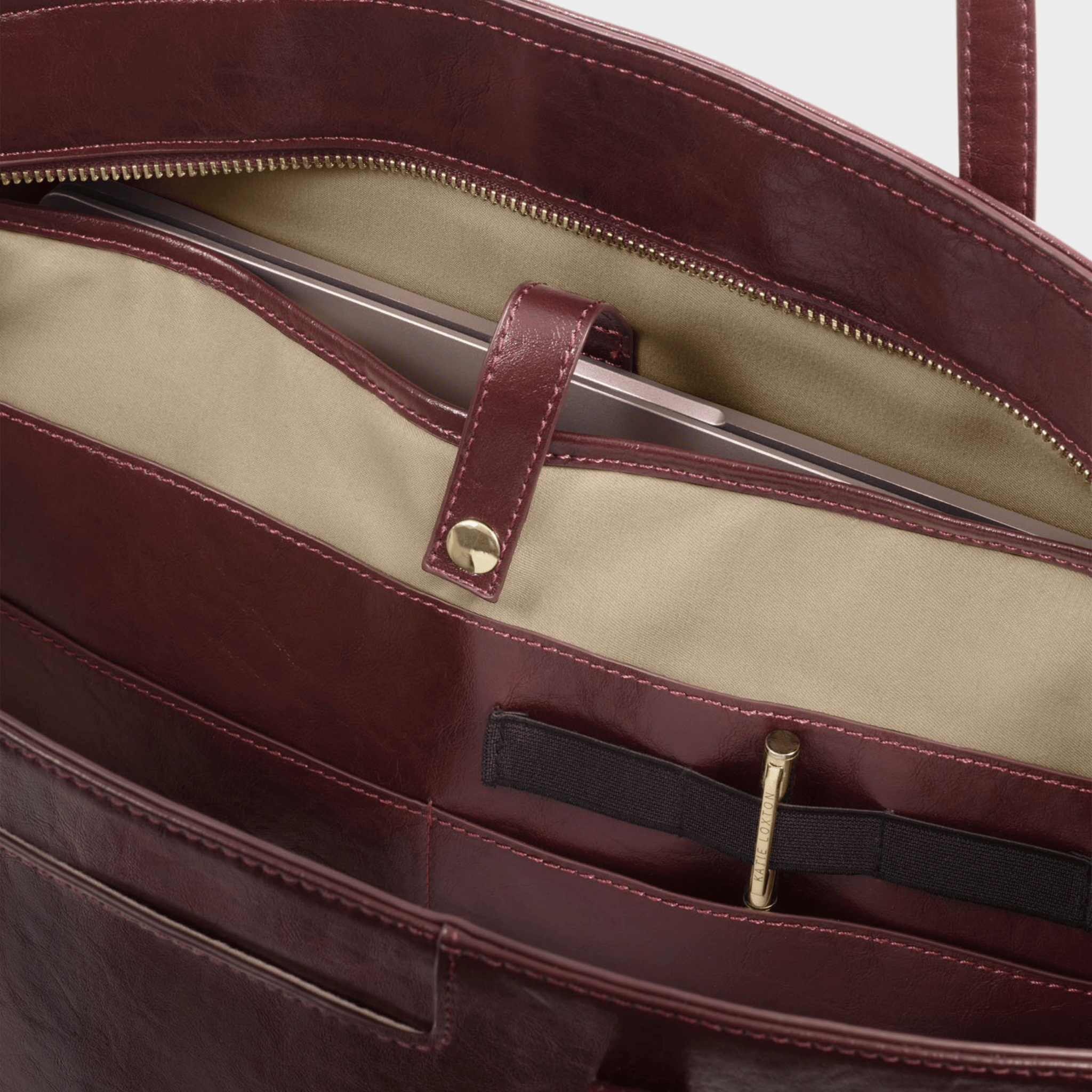 Womens Katie Loxton Cherry Distressed Harlyn Tote Bag