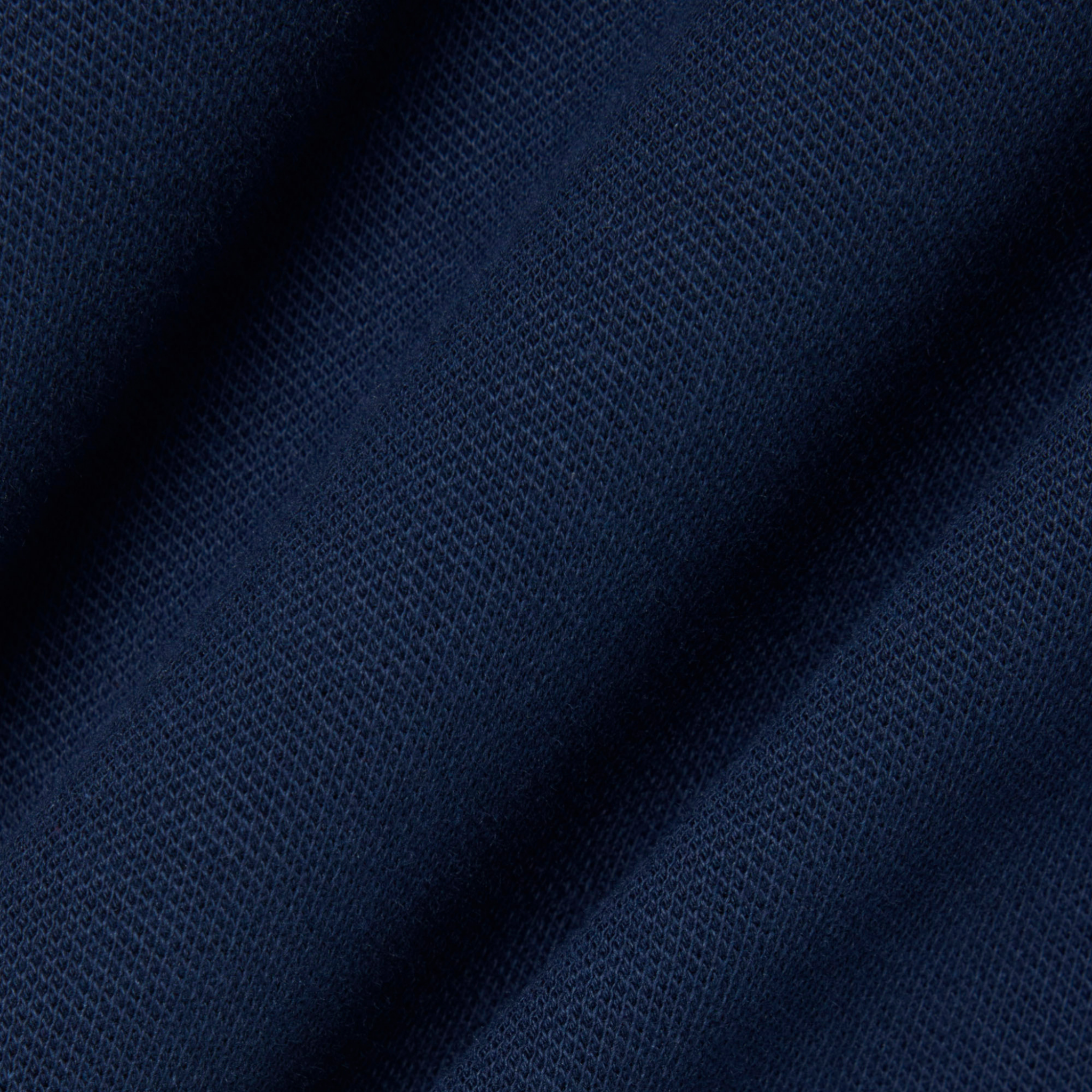 Mens Lacoste Navy Blue Tipped Branded Reg Fit L/s Polo