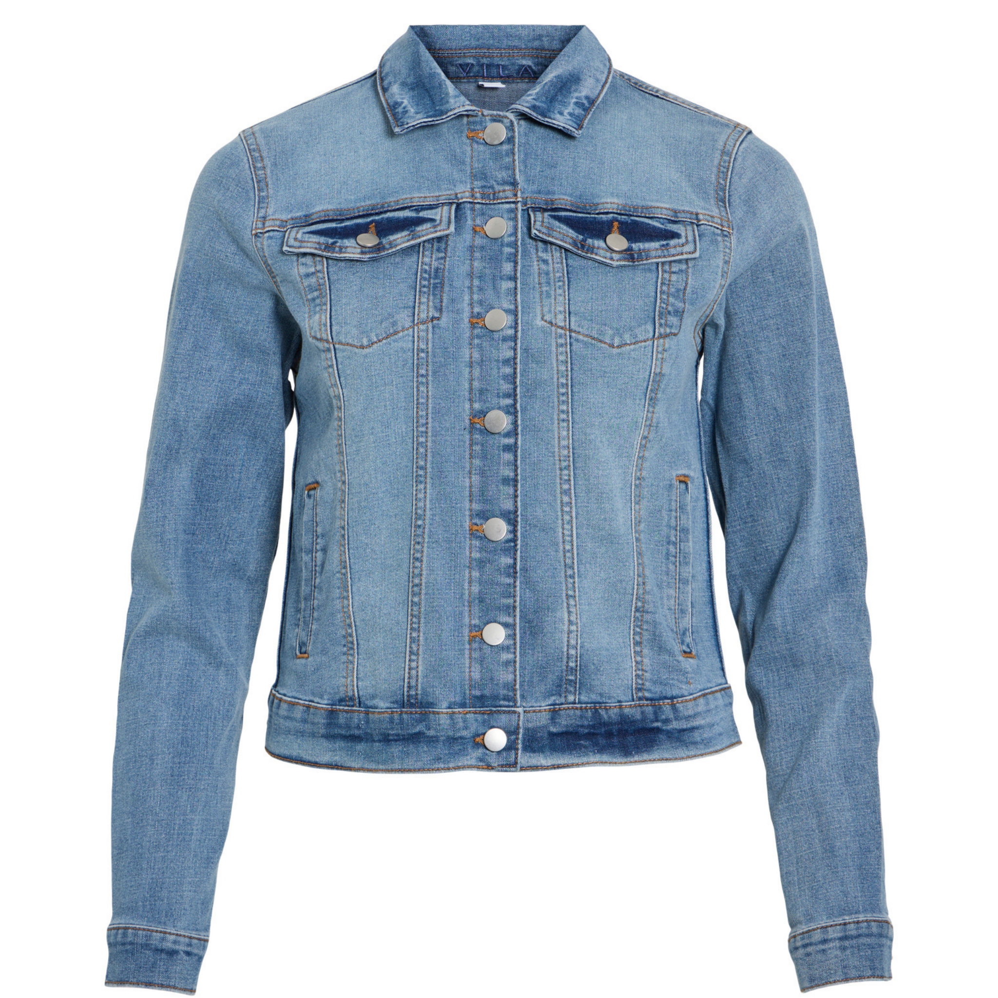 Womens Vila Light Blue Denim Vishow Jacket