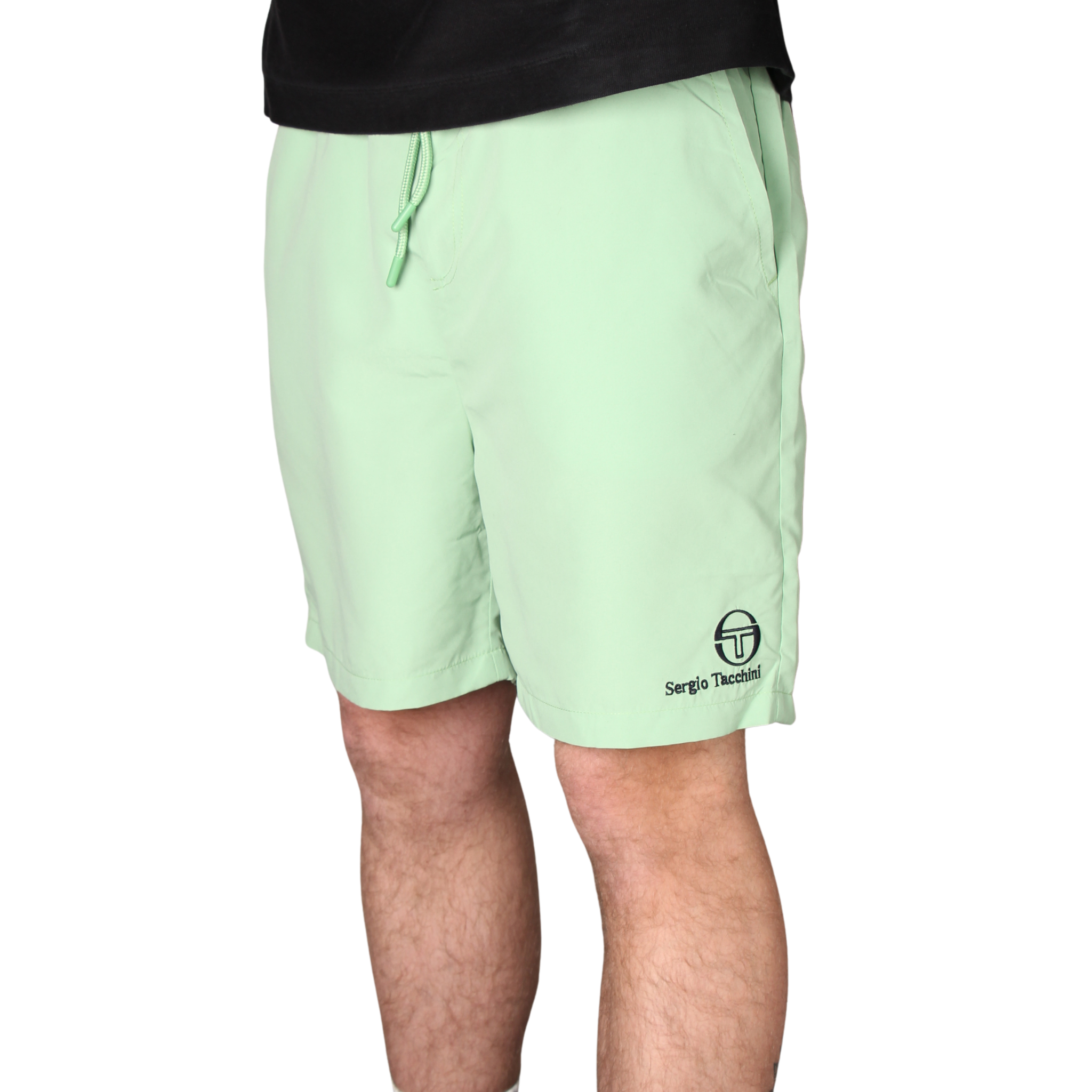 Mens Sergio Tacchini Quiet Green Cordosa Swim Shorts