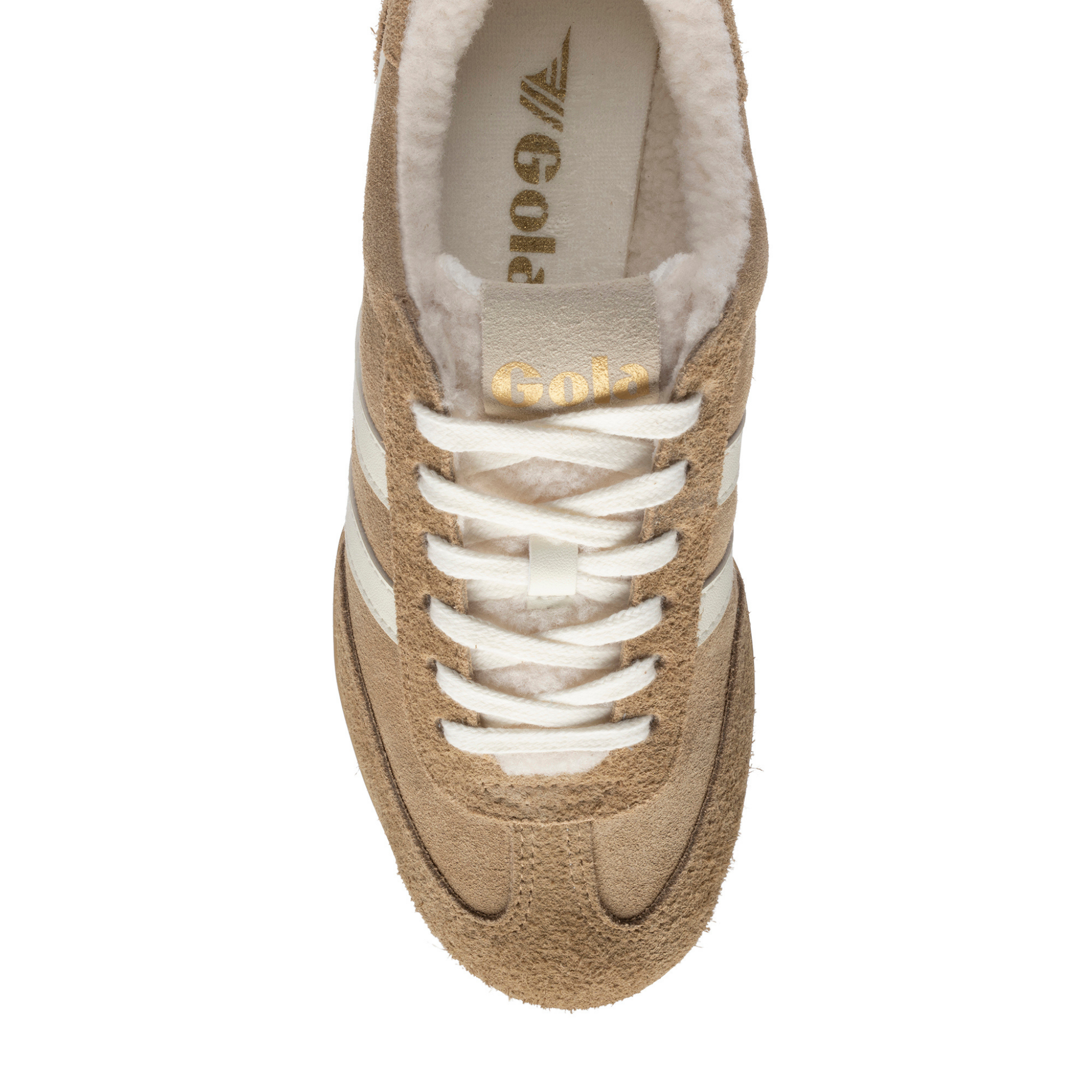 Womens Gola Light Caramel/Off White Sprinter Summit Trainers