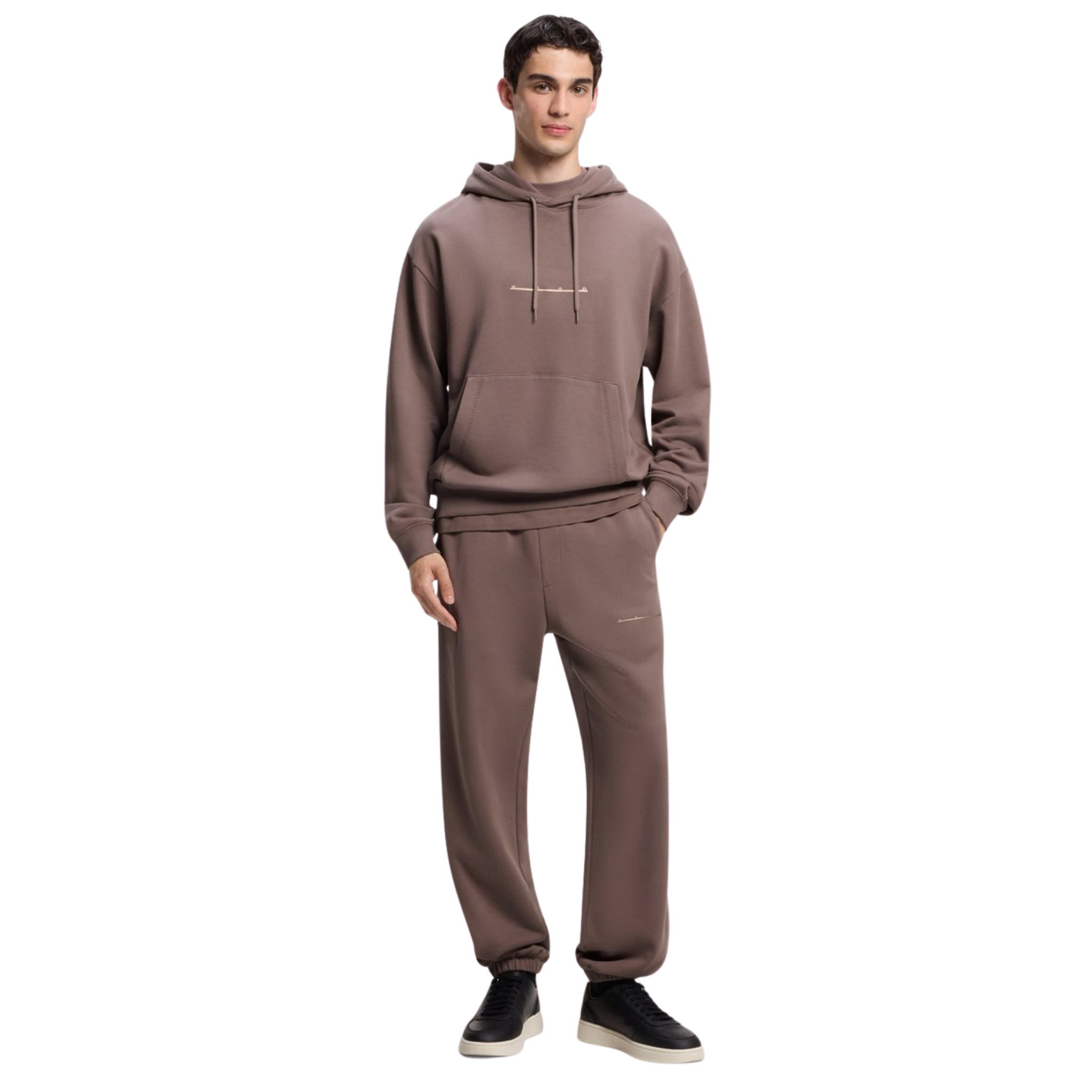 Mens HUGO Rust Datrihood Hoodie