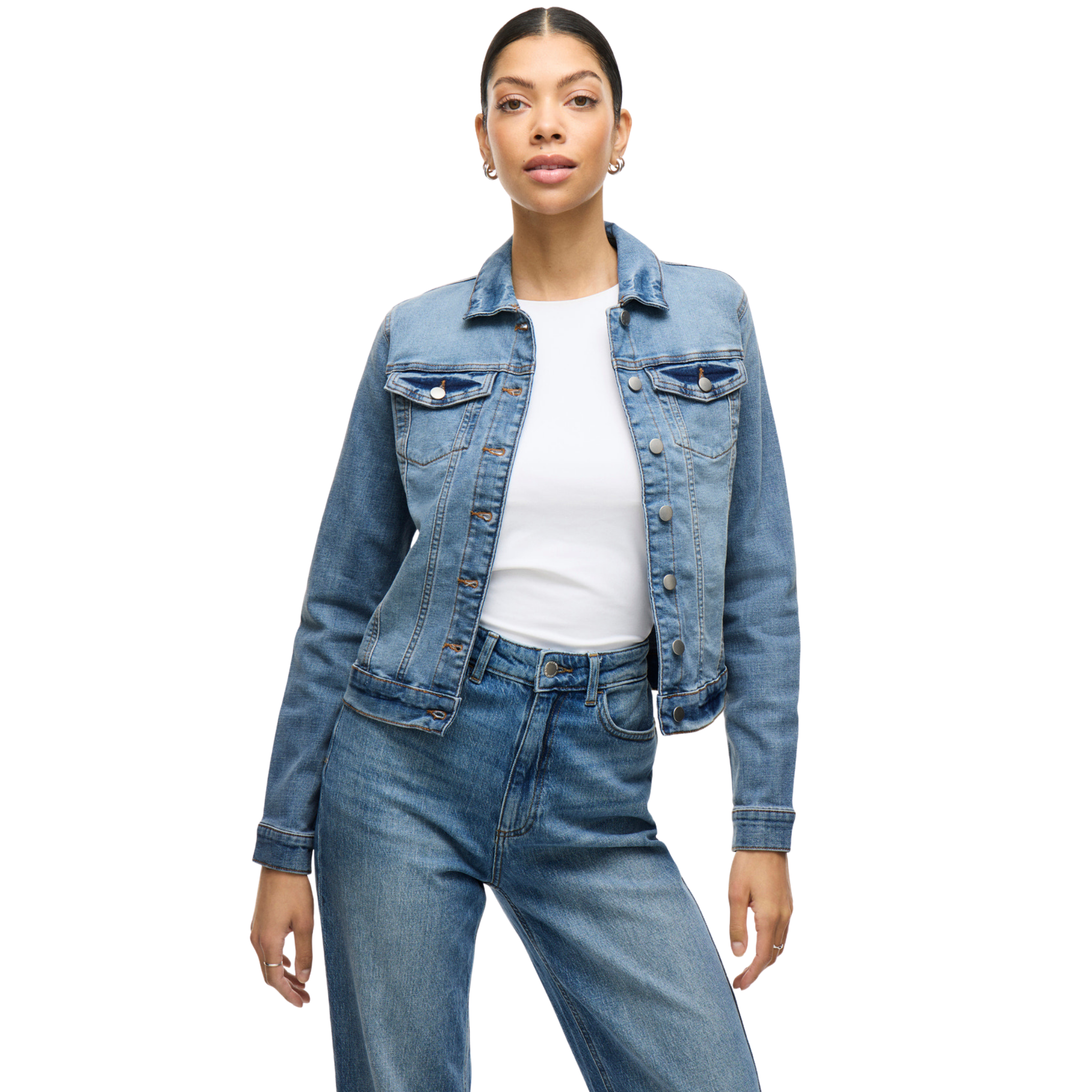 Womens Vila Light Blue Denim Vishow Jacket