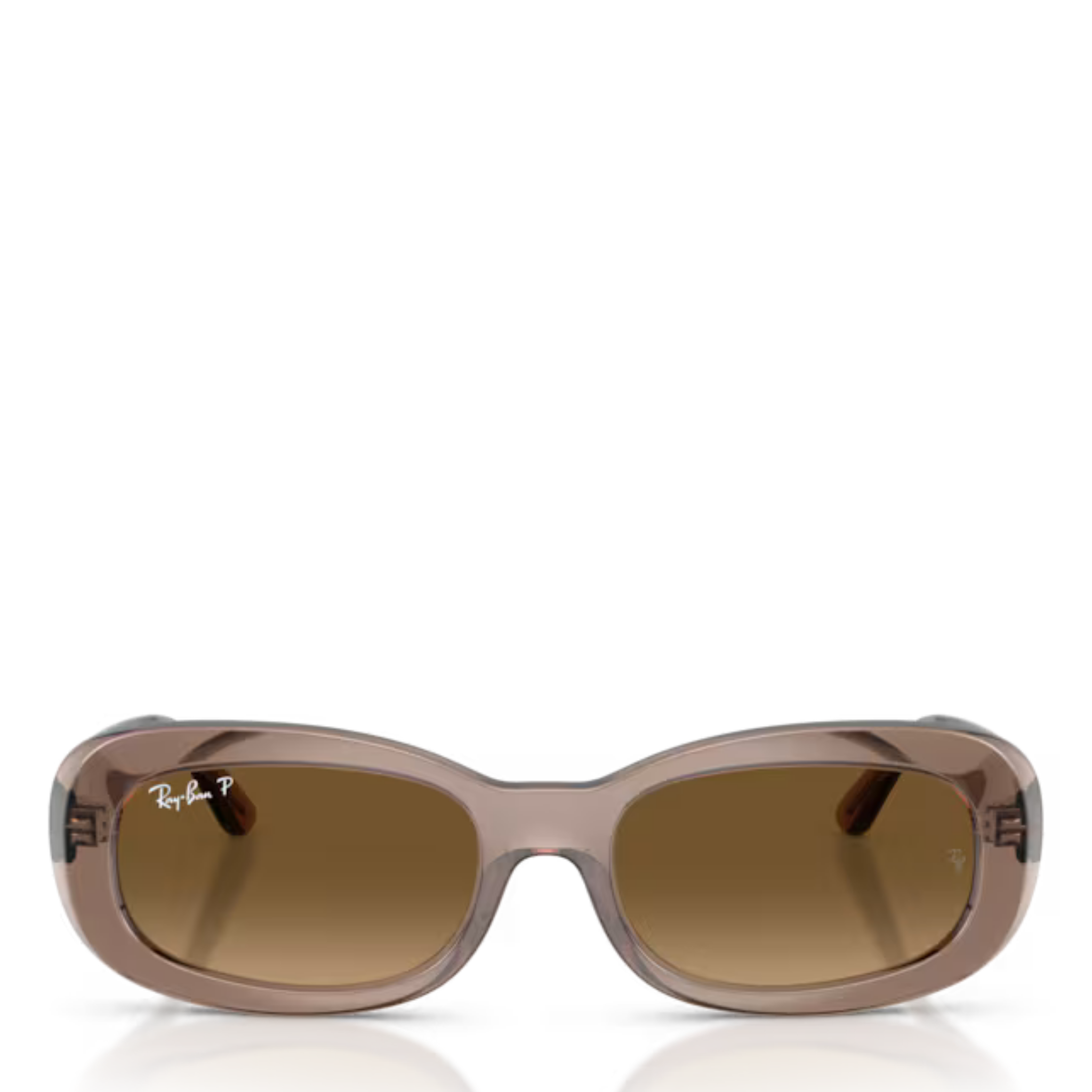 Womens Ray-Ban 6827M2 Transparent Beige RB2221 Polarized Sunglasses