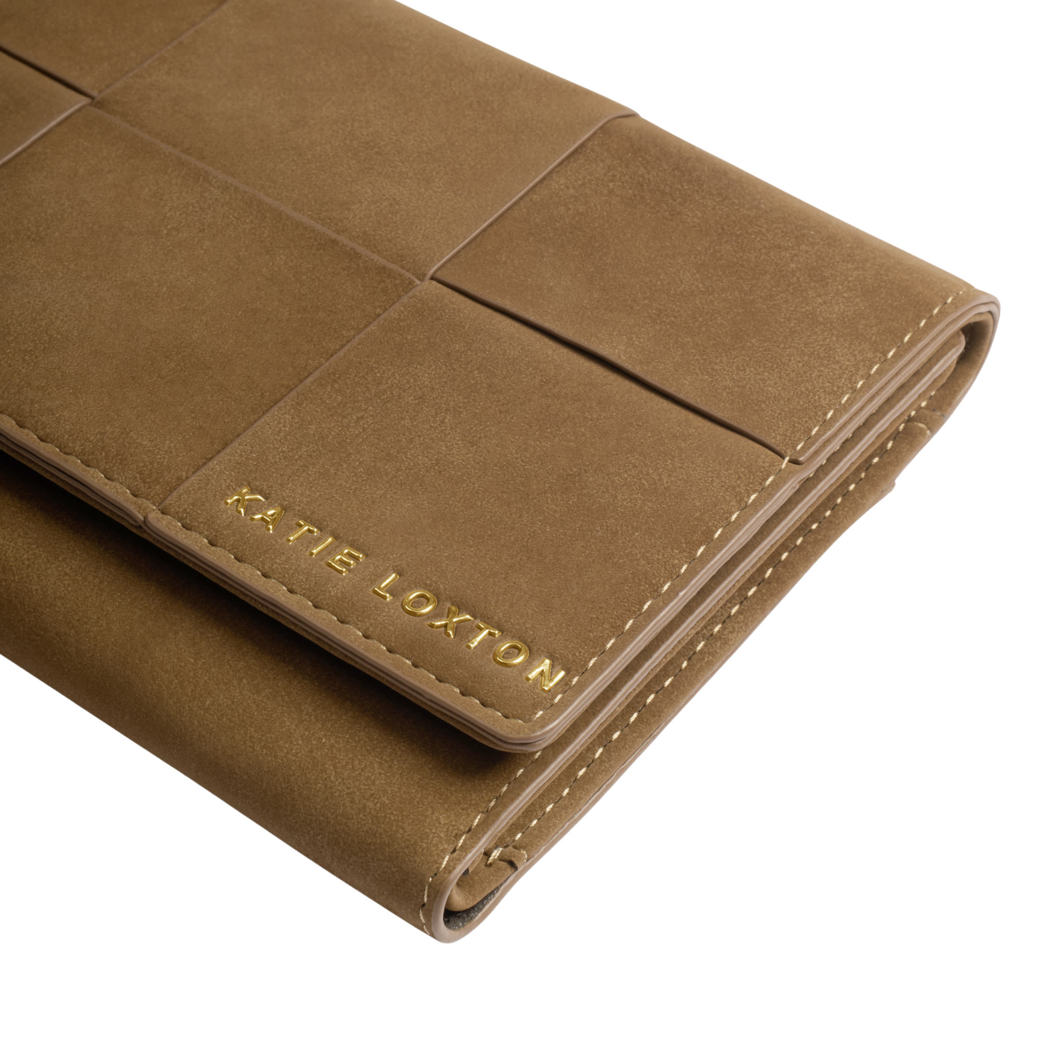 Womens Katie Loxton Caramel Taya Woven Purse