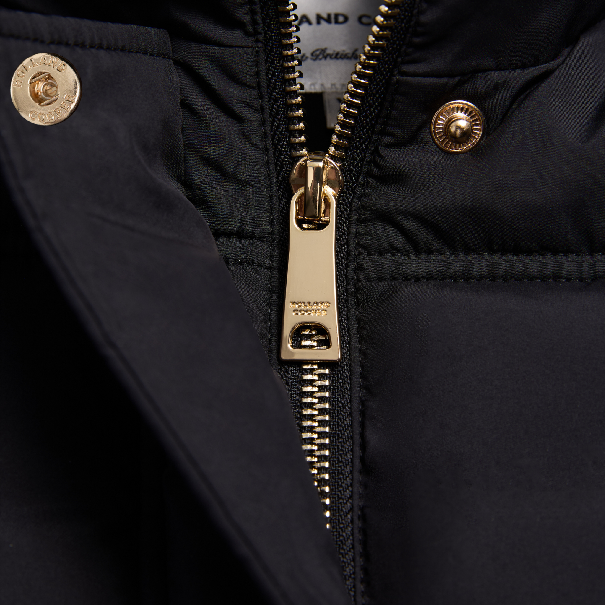 Womens Holland Cooper Black Milton Padded Gilet