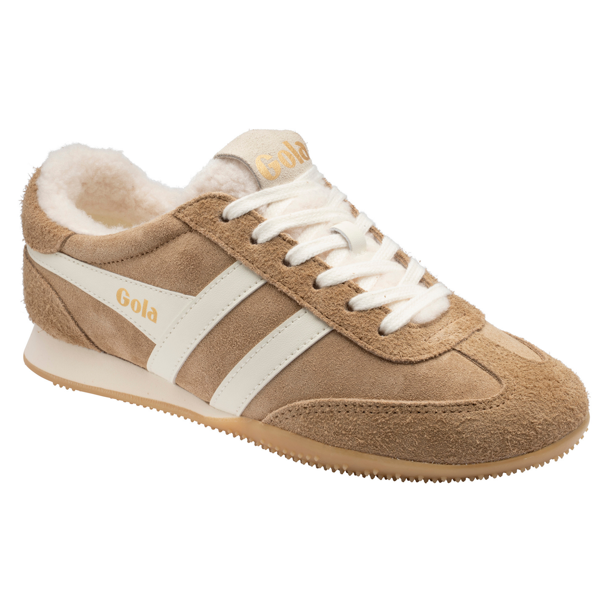 Womens Gola Light Caramel/Off White Sprinter Summit Trainers