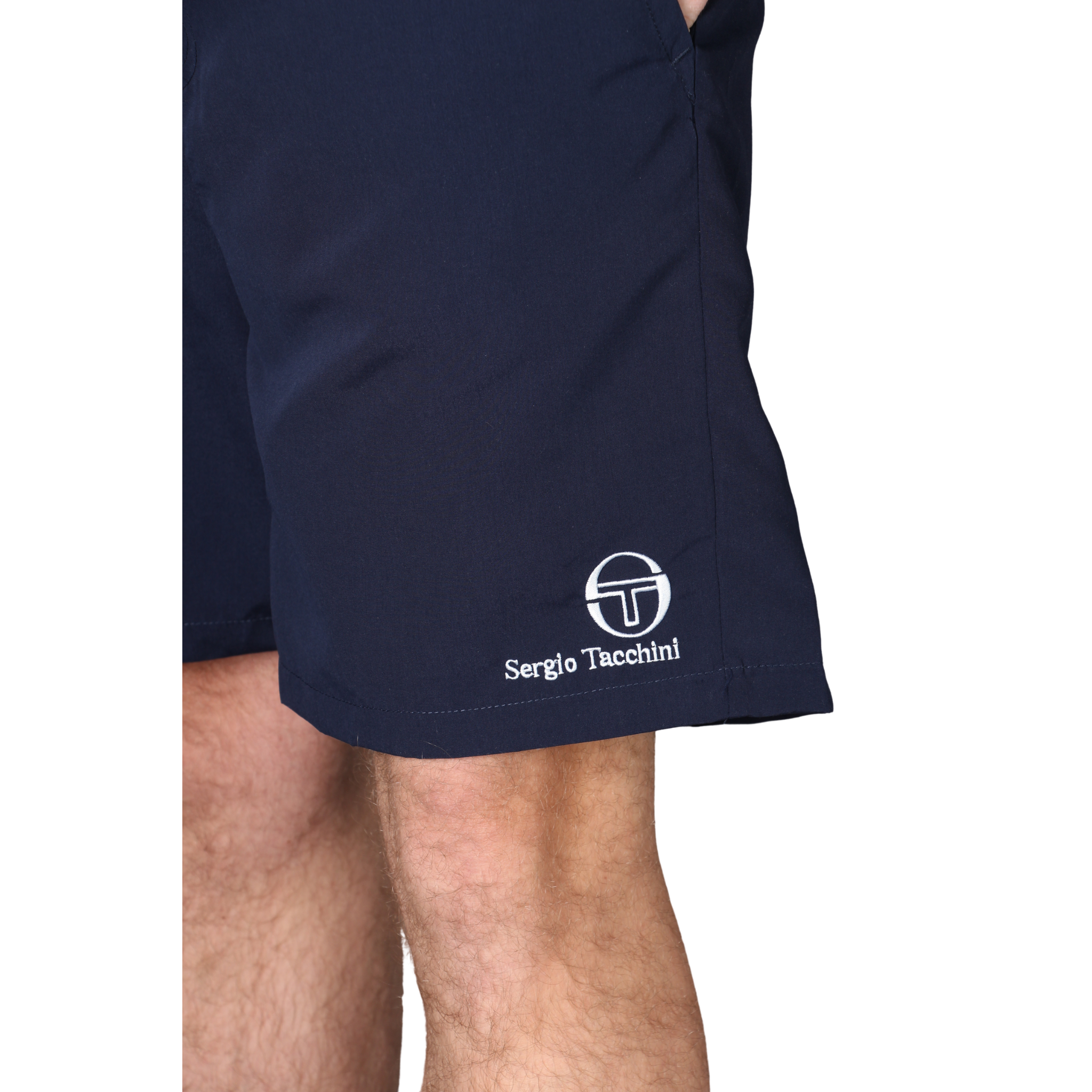 Mens Sergio Tacchini Maritime Blue Cordosa Swim Shorts