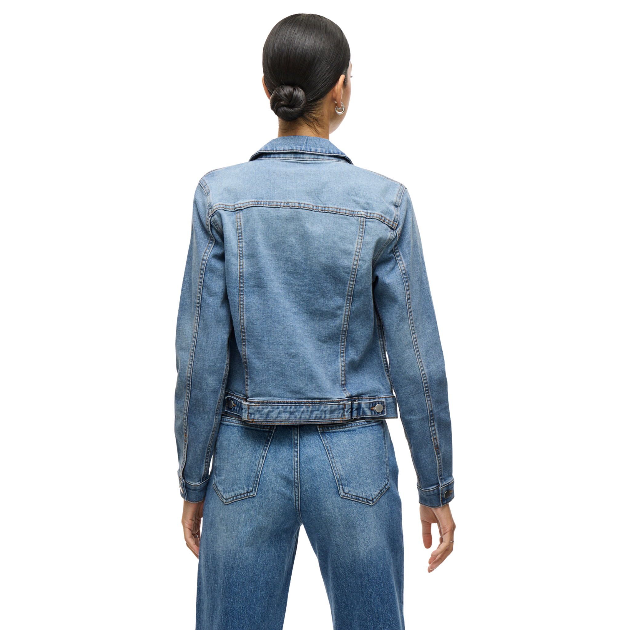 Womens Vila Light Blue Denim Vishow Jacket