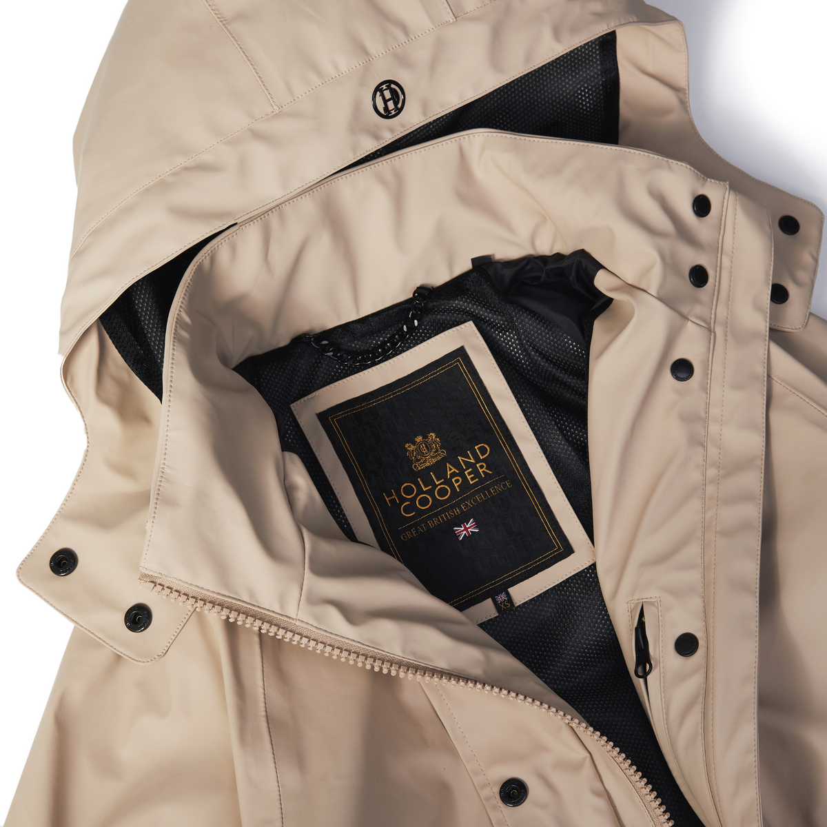 Womens Holland Cooper Stone Chartwell Rain Parka