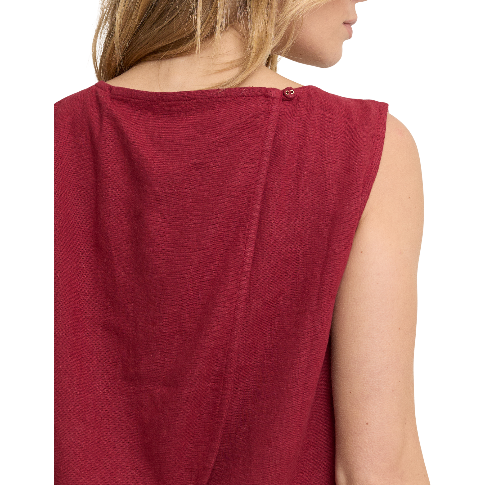 Womens Nobody's Child Red Tulip Wrap Detail Tank Top