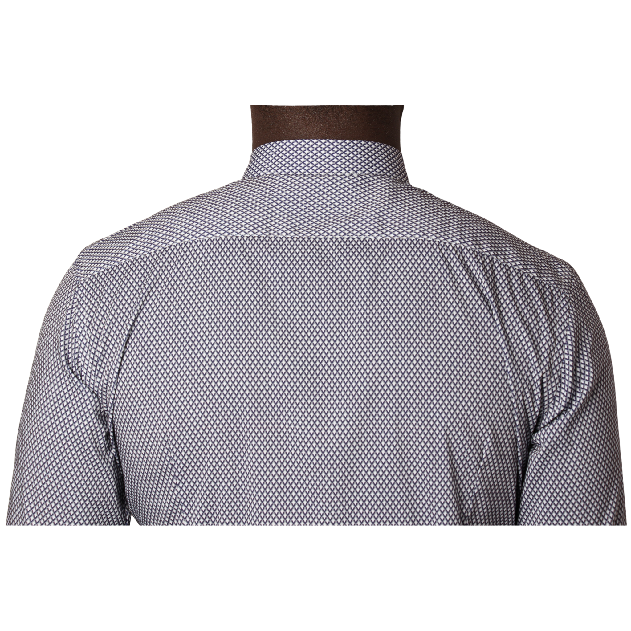 Mens SEINSE Navy Printed L/s Shirt