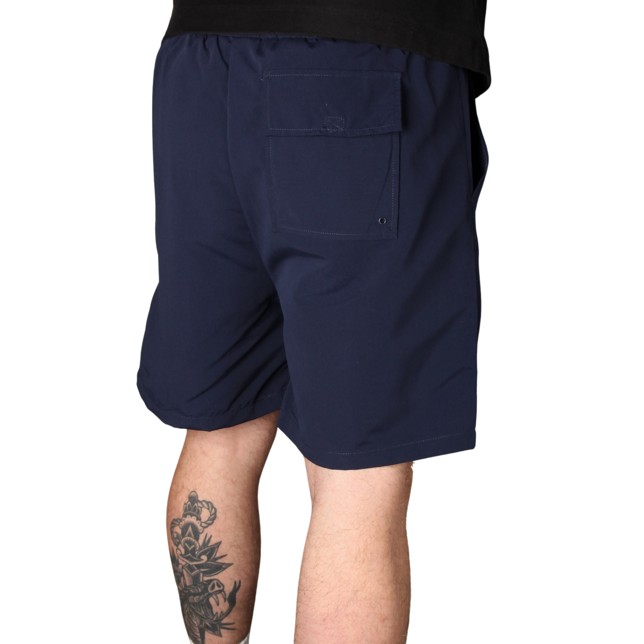 Mens Sergio Tacchini Maritime Blue Cordosa Swim Shorts