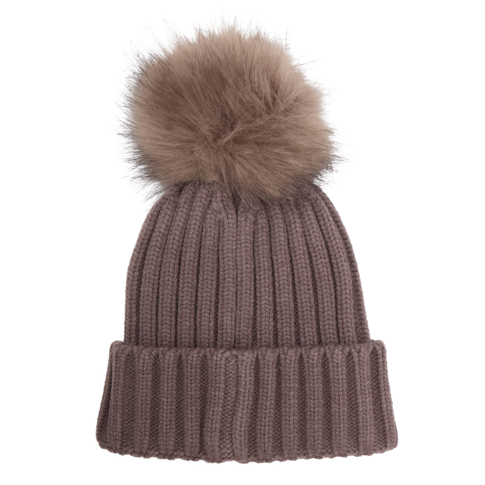 Womens Barbour International Truffle Conway Beanie Hat