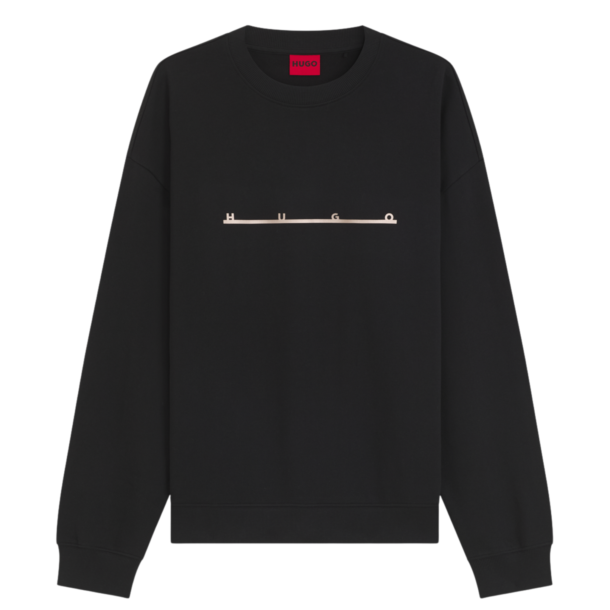 Mens HUGO Black Datrisweat Sweatshirt