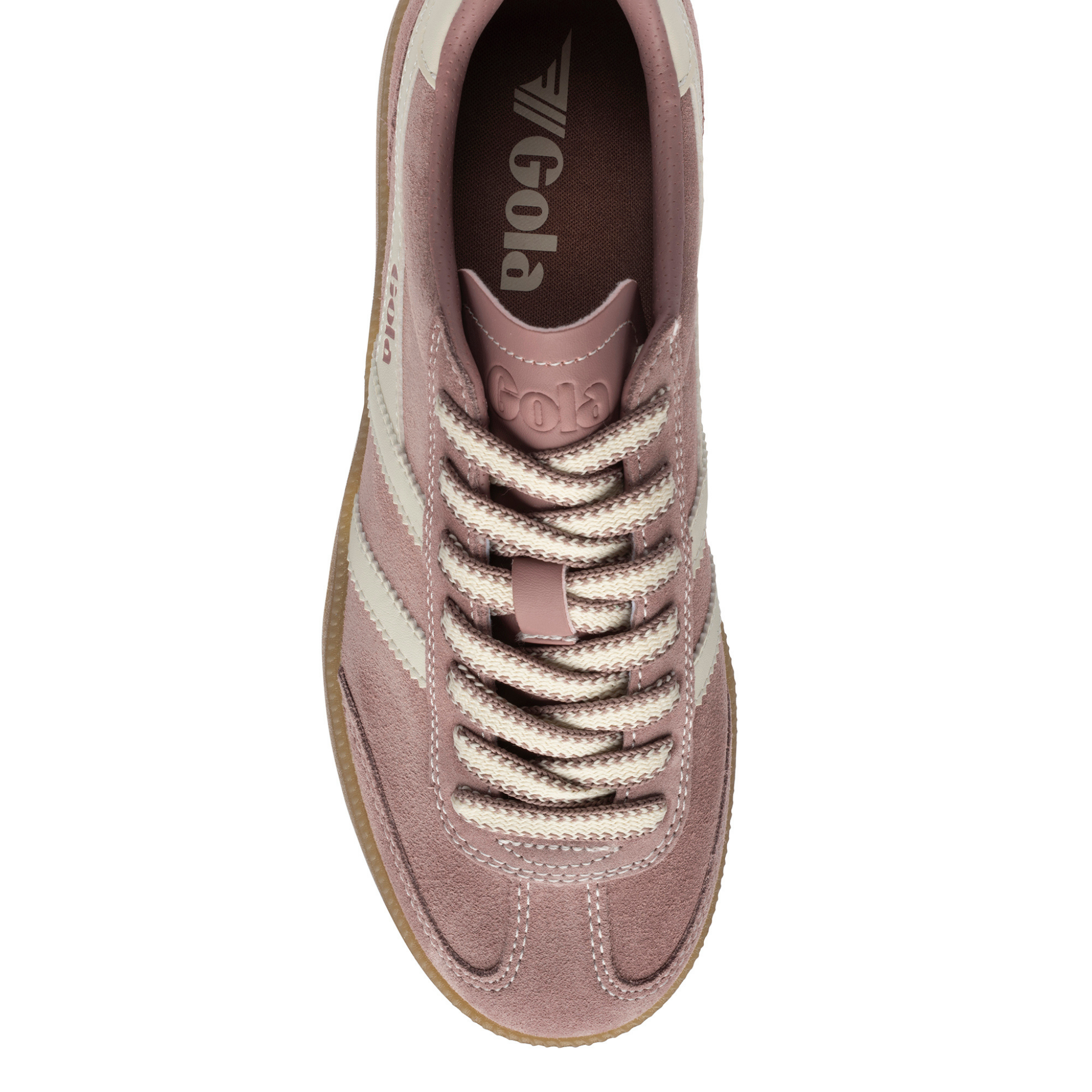 Womens Gola Brownrose/Off White/Gum Viper 78 Trainers