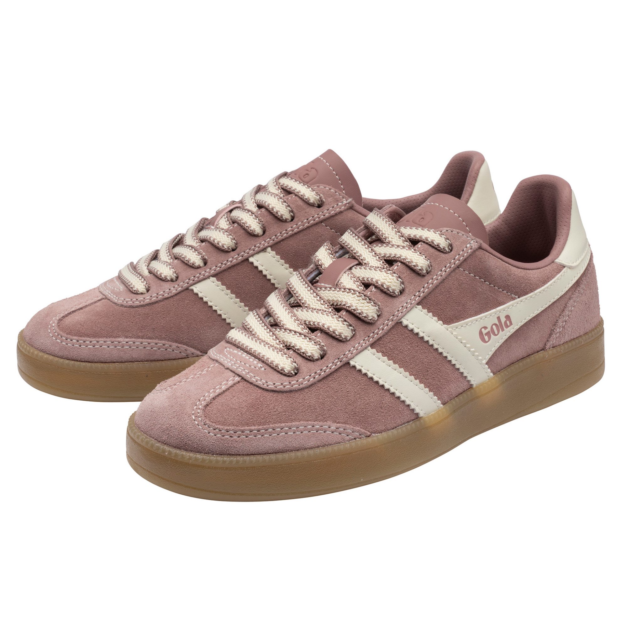 Womens Gola Brownrose/Off White/Gum Viper 78 Trainers