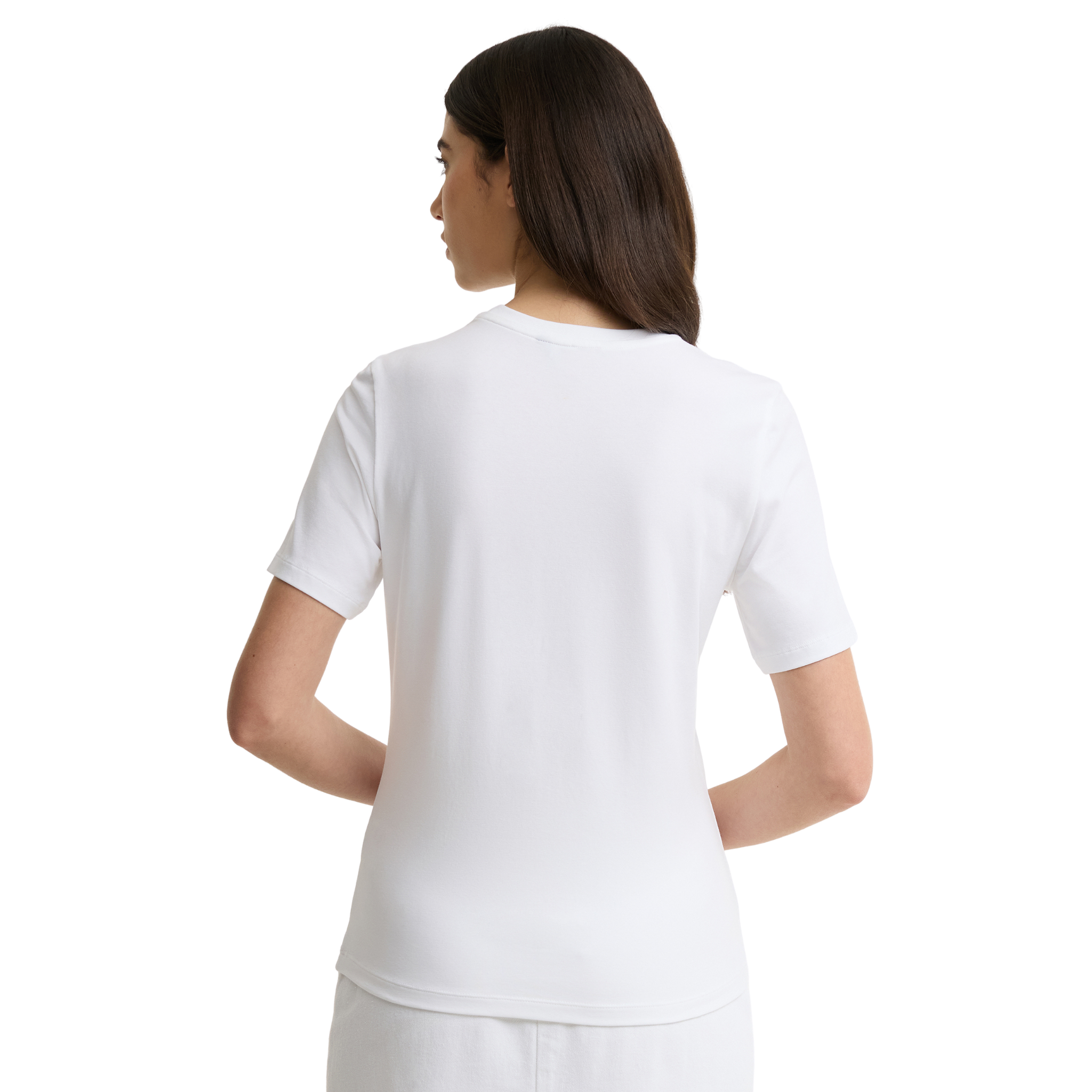 Womens Barbour International White Nova S/s T Shirt