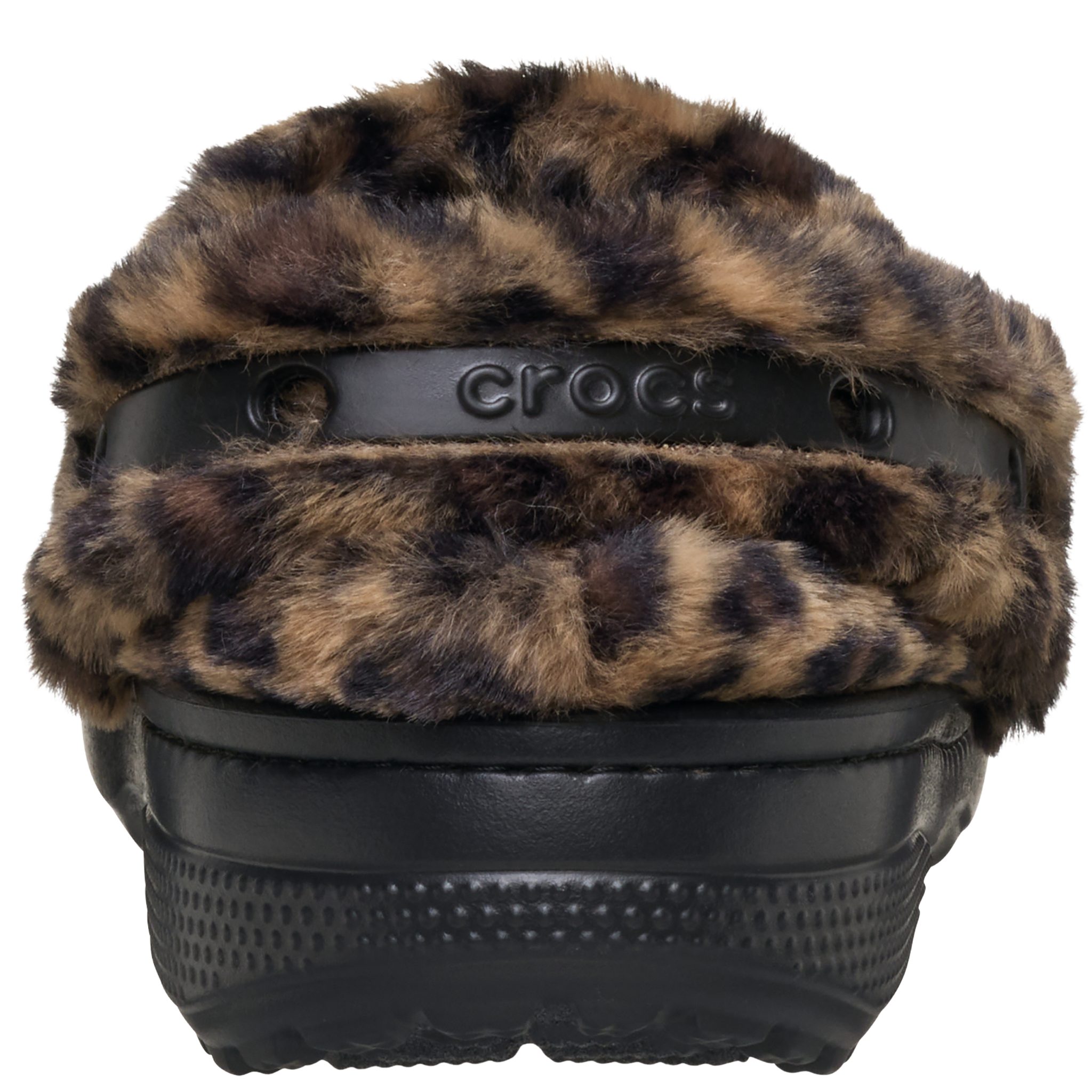 Womens Crocs Sepia/Leopard Unfurgettable Animal Clogs