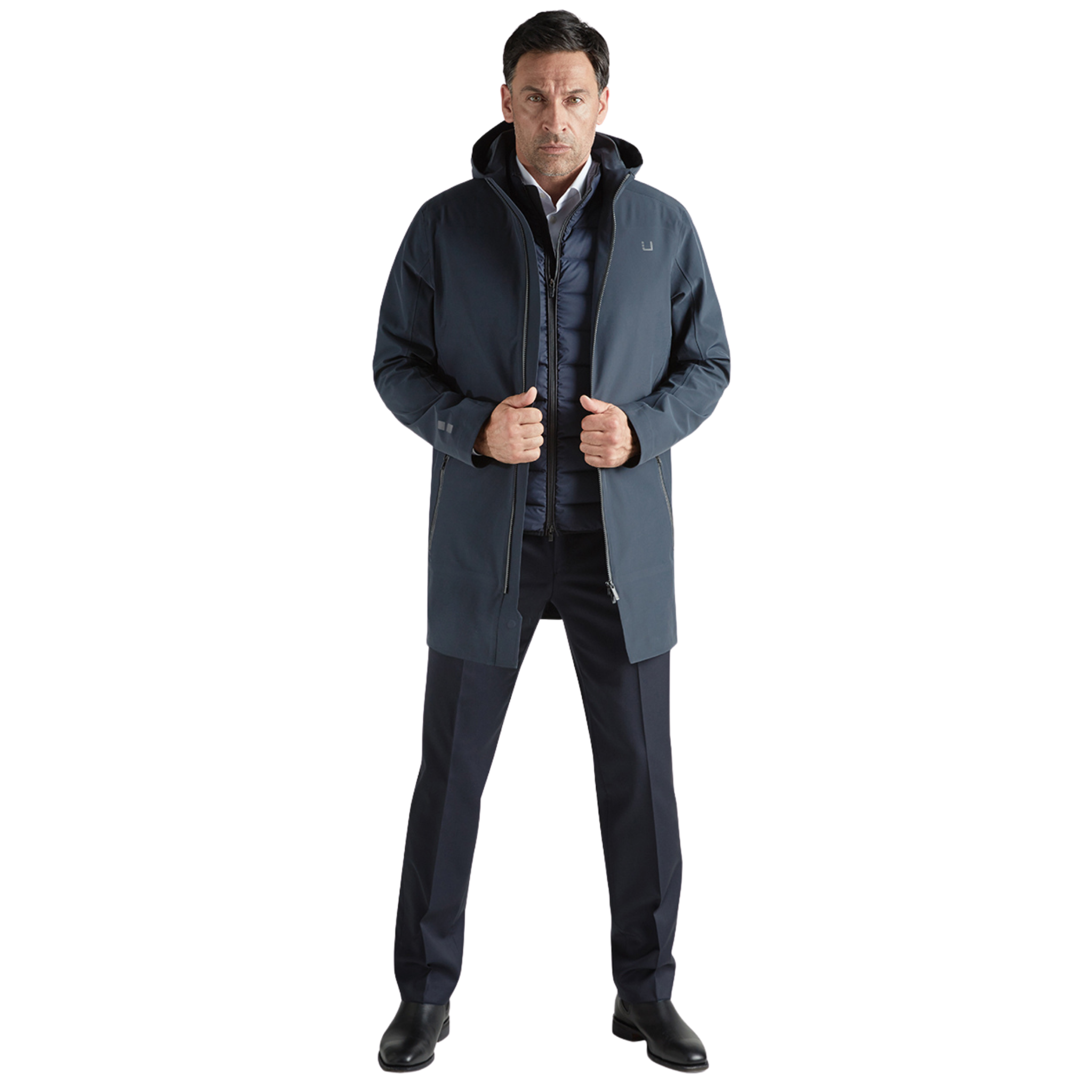 Mens UBR Navy Sonic Vest Gilet