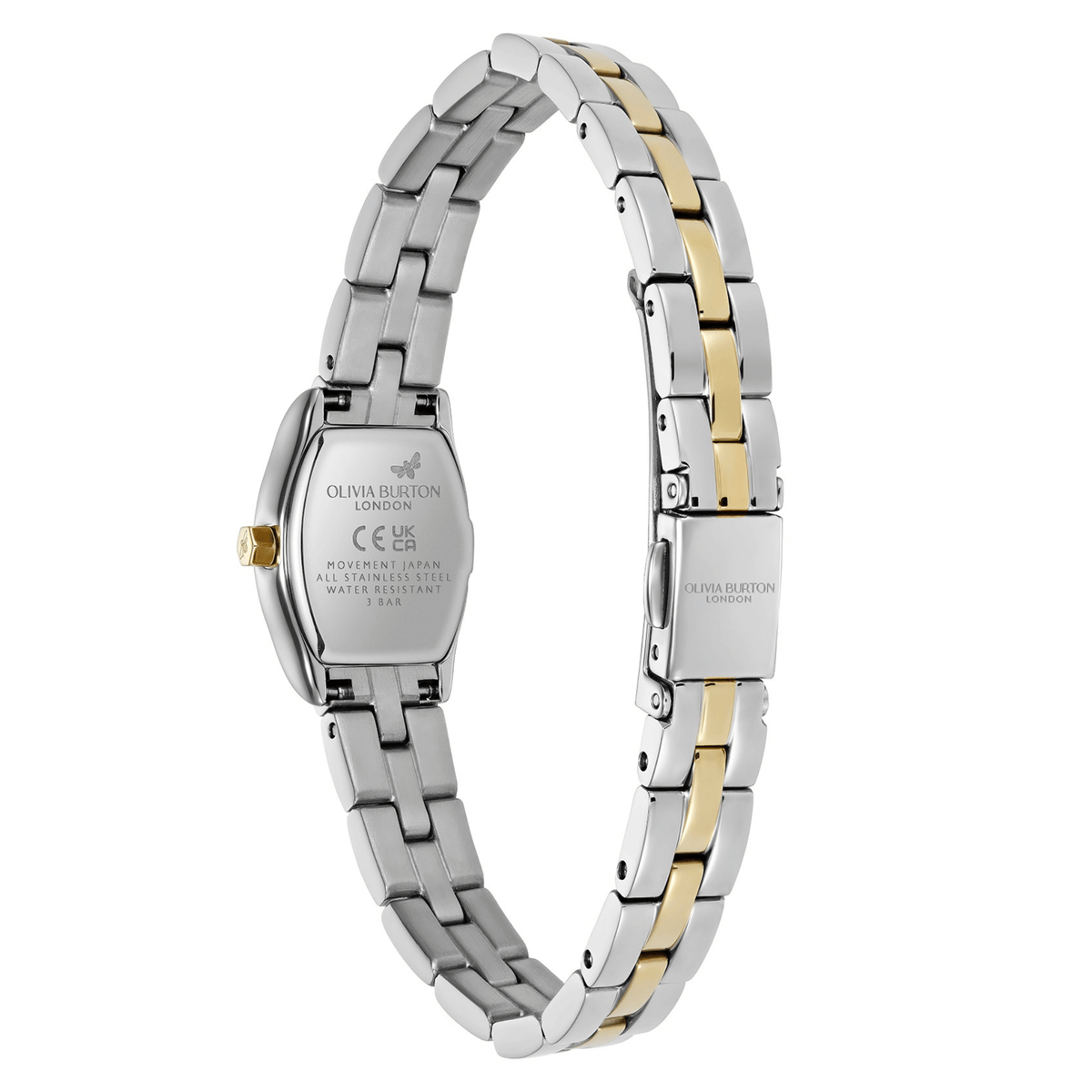 Womens Olivia Burton Silver/Gold Cambridge Bracelet Watch