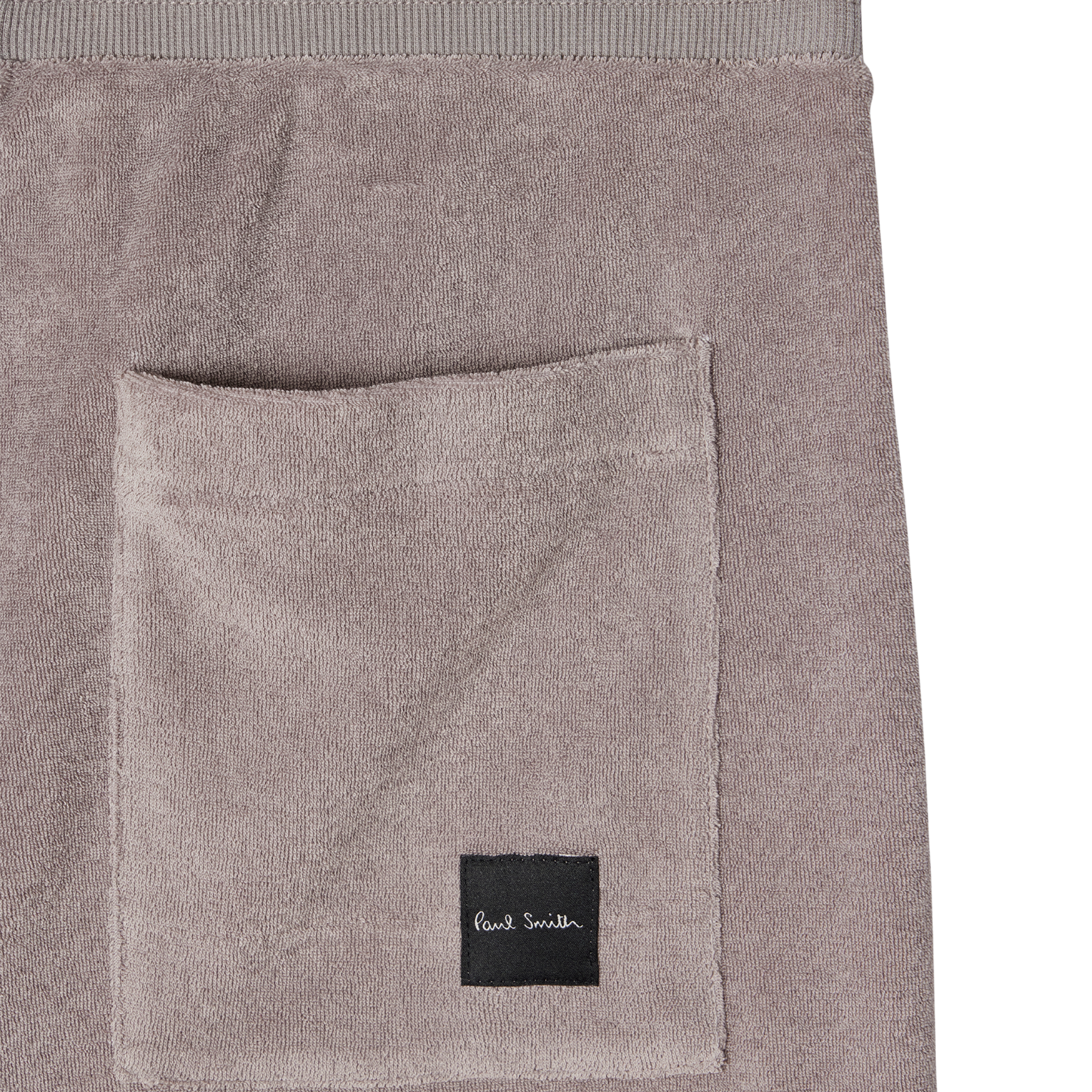 Mens Paul Smith Stone Grey Towelling Lounge Shorts