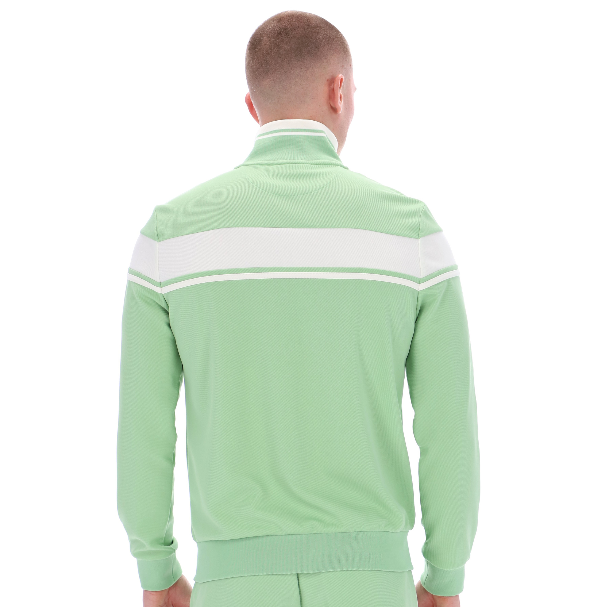 Mens Sergio Tacchini Quiet Green/Gardenia Damarindo Track Top