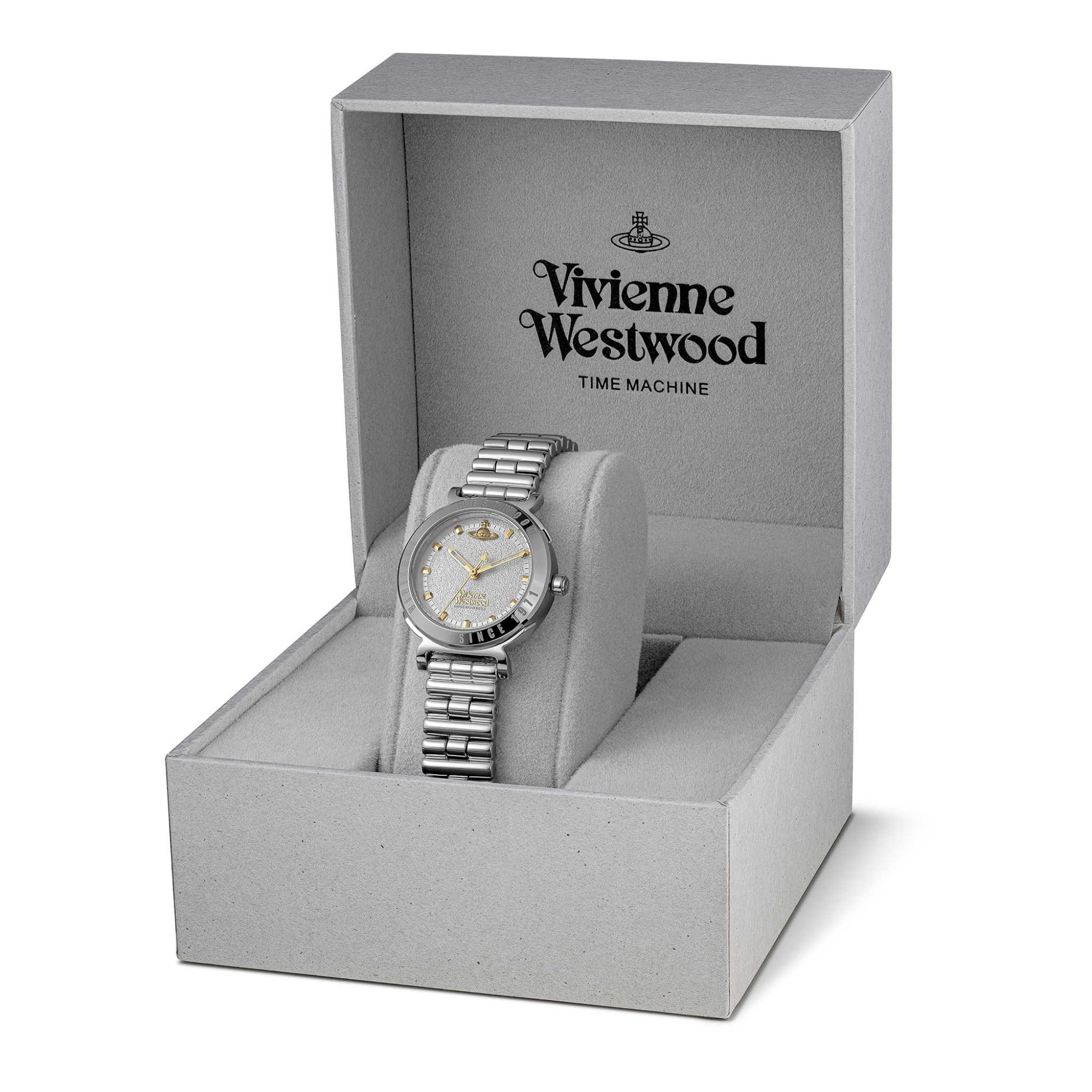 Womens Vivienne Westwood Silver/White Dial The Chelsea Watch
